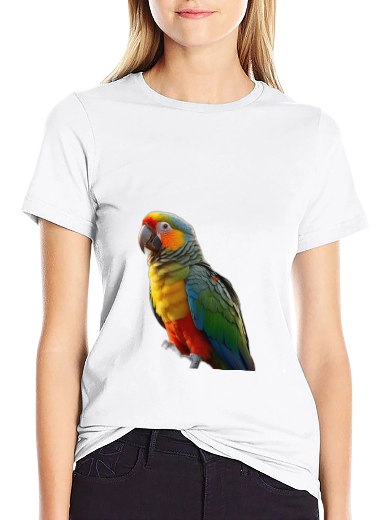 Parrot Graphic Tee - Stylish Bird Lover T-Shirt