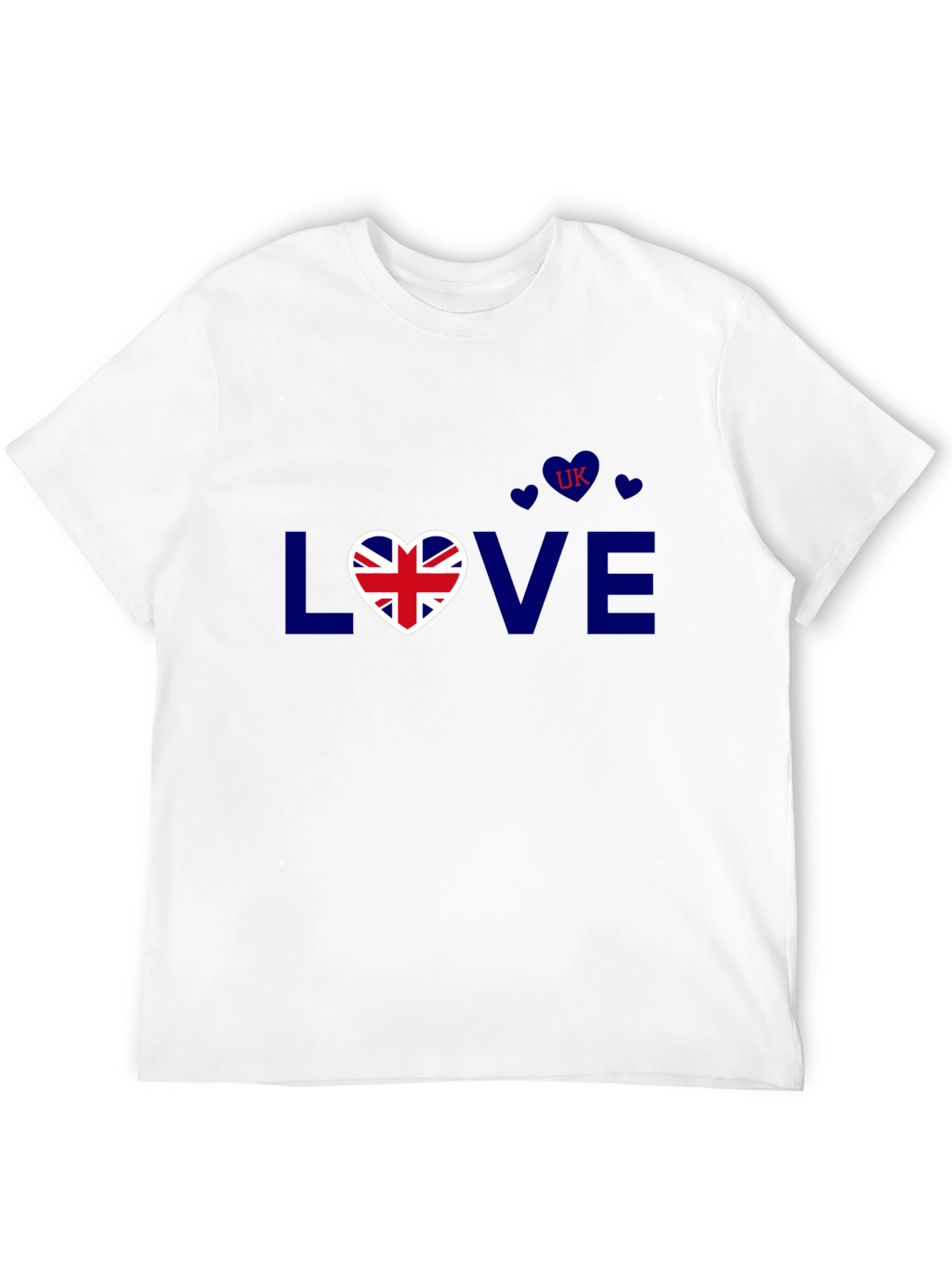 Love UK T-Shirt - British Flag Heart