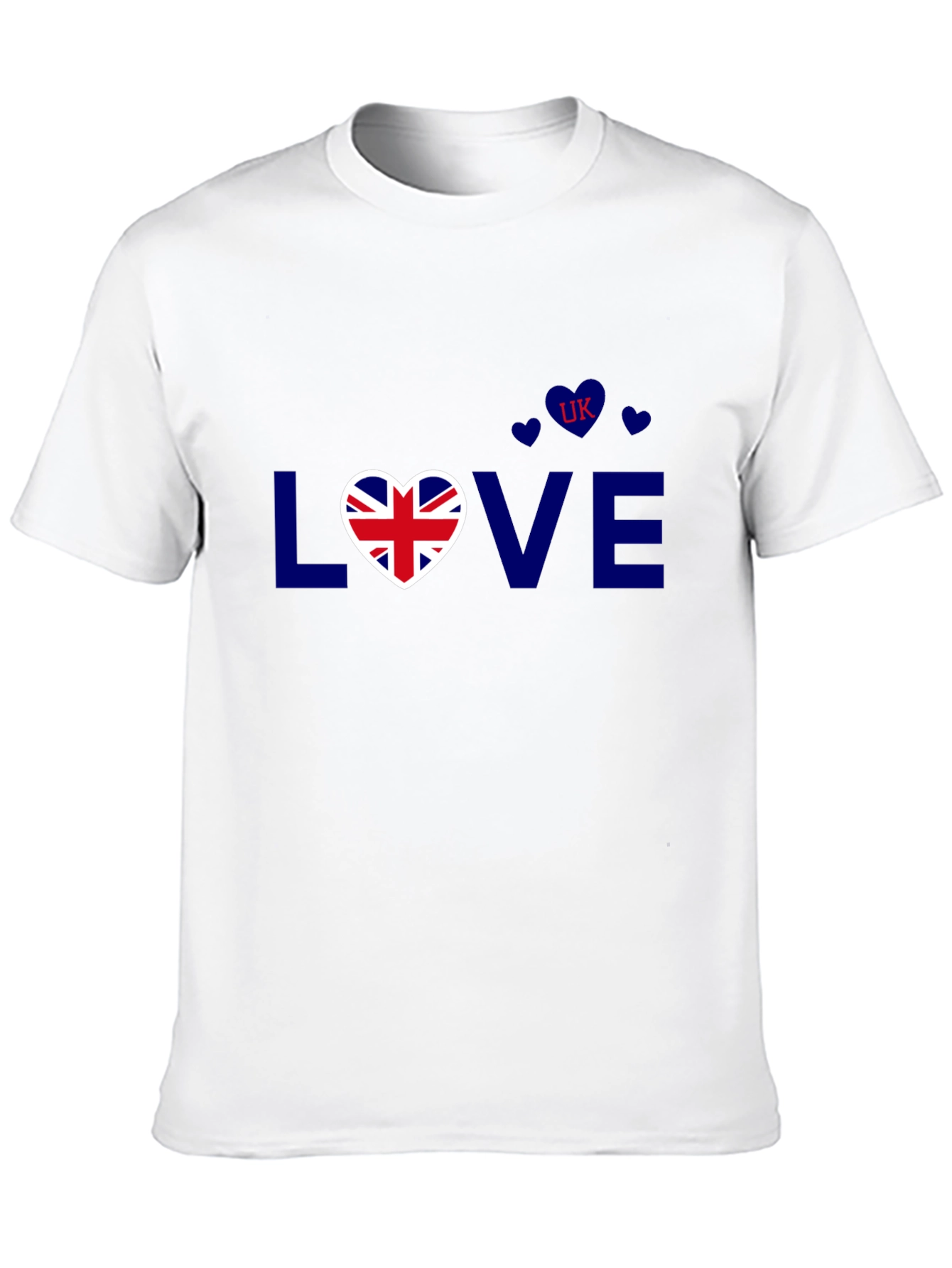 Love UK T-Shirt - British Flag Heart