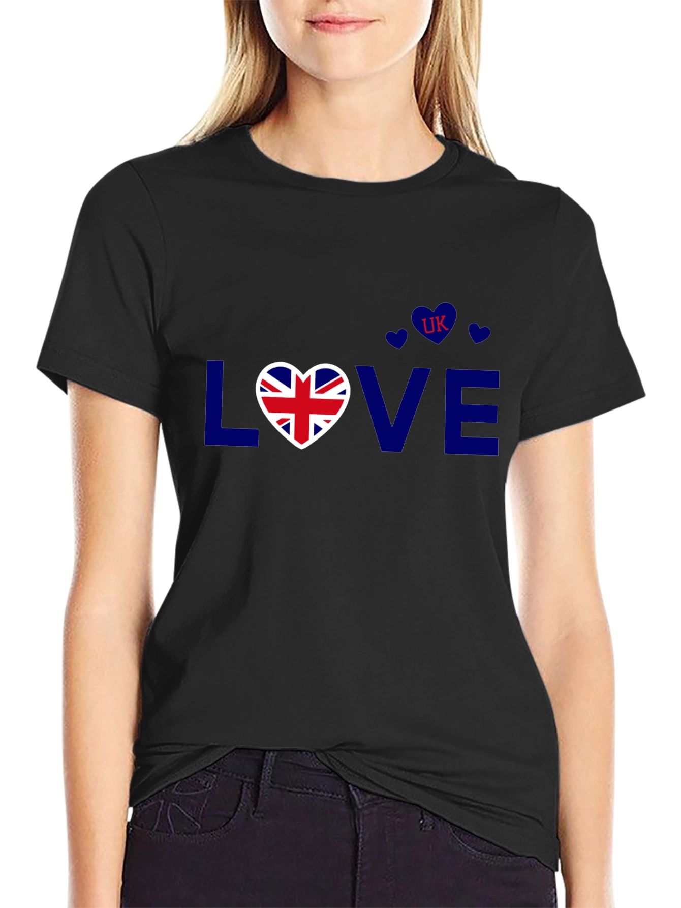 Love UK T-Shirt - British Flag Heart