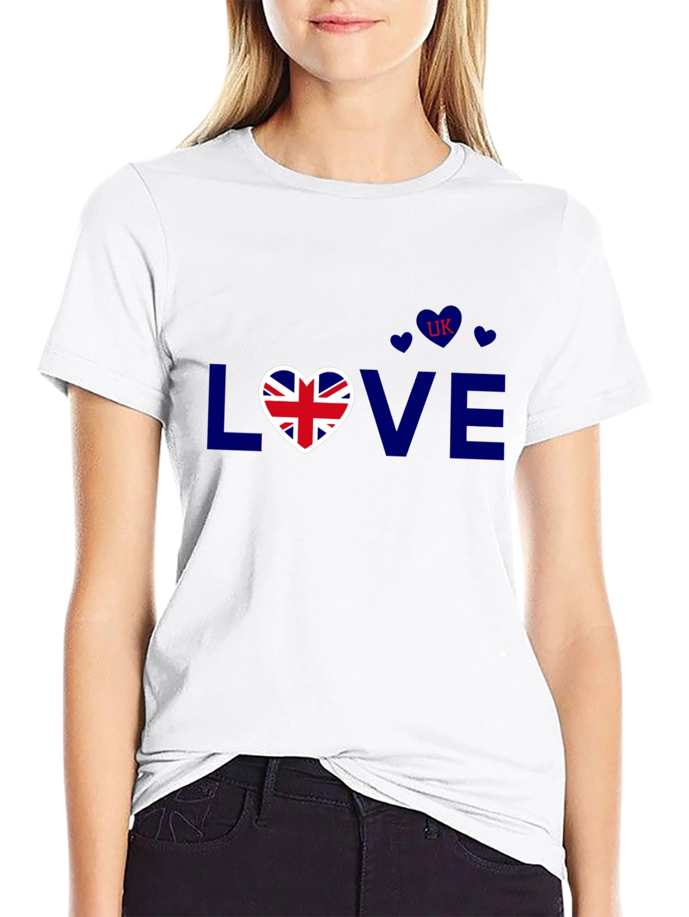 Love UK T-Shirt - British Flag Heart