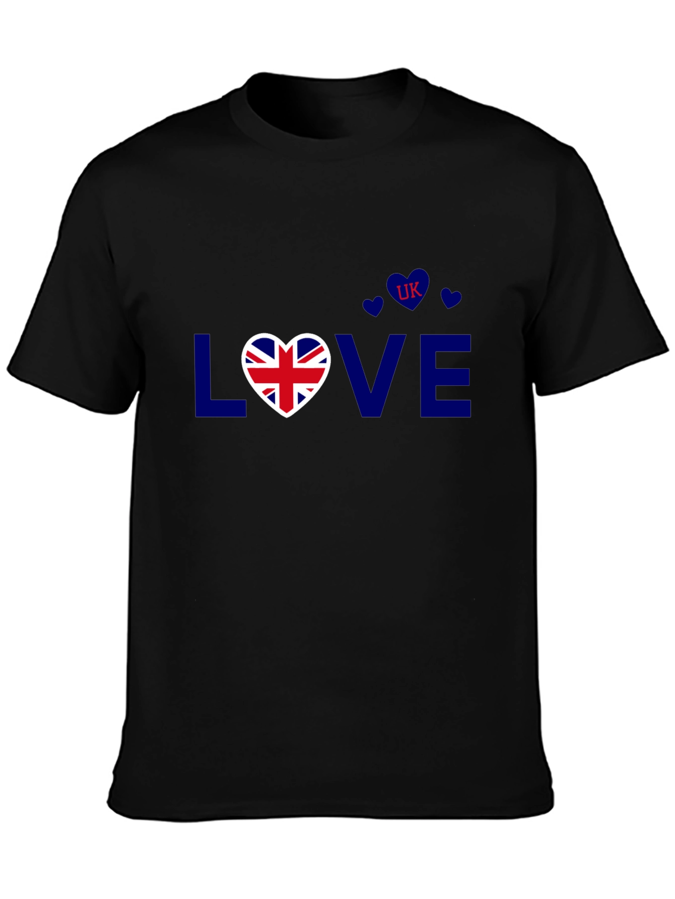 Love UK T-Shirt - British Flag Heart