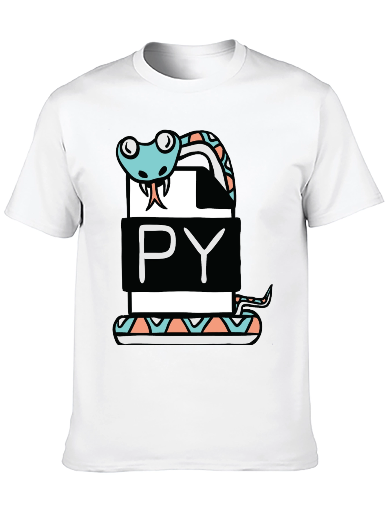 Python Programmer Snake Graphic T-Shirt