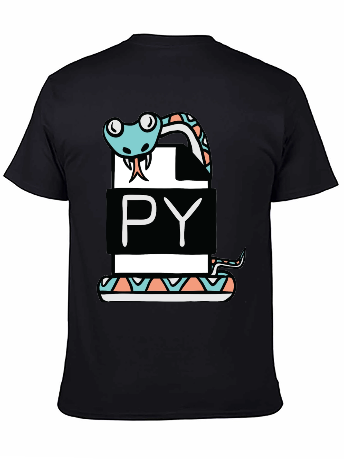 Python Programmer Snake Graphic T-Shirt