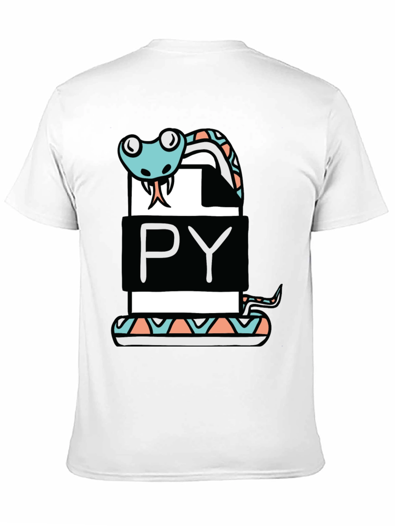 Python Programmer Snake Graphic T-Shirt