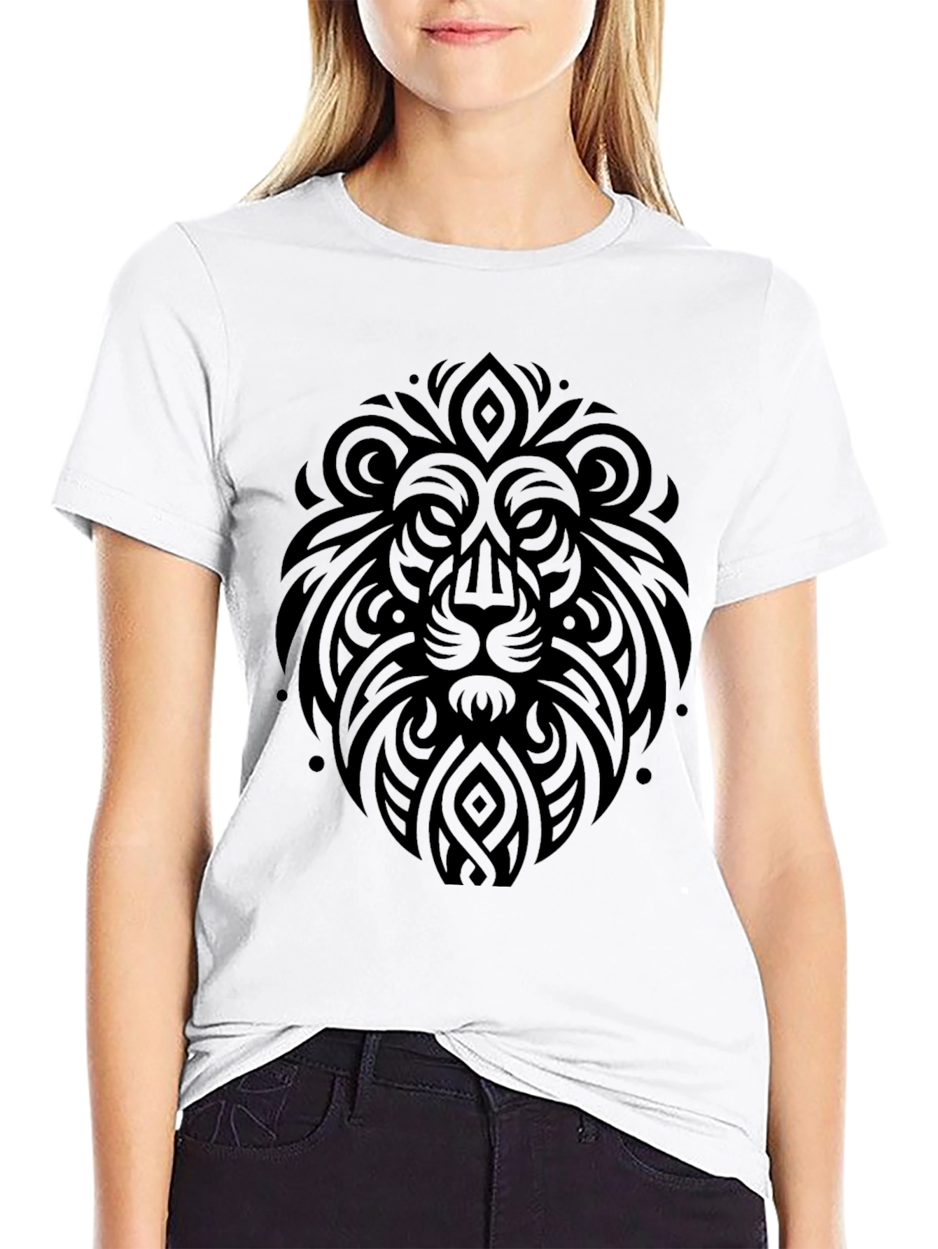 Black Lion Graphic Tee - Stylish Mens T-Shirt