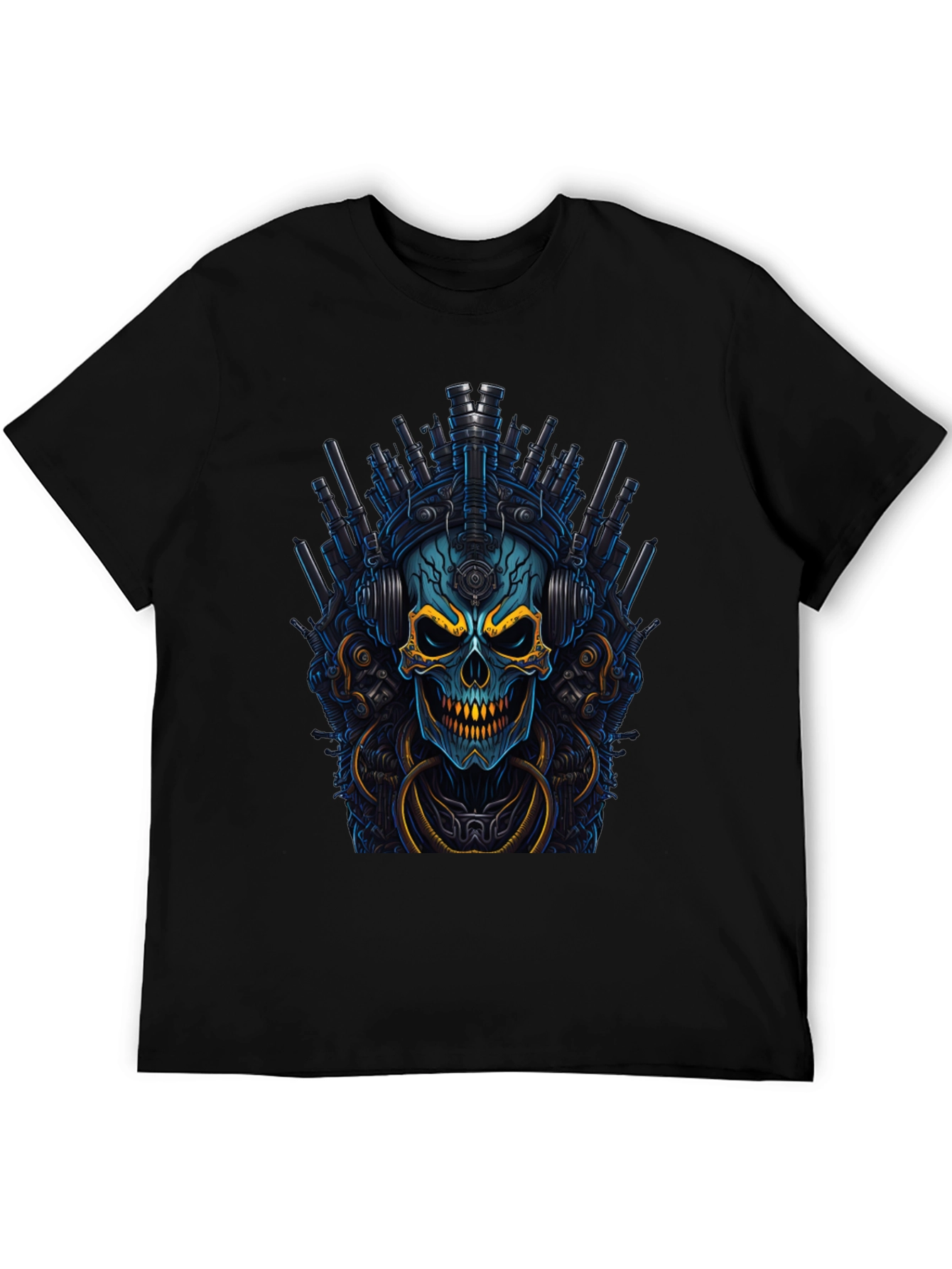 Cyberpunk Skull Graphic Tee