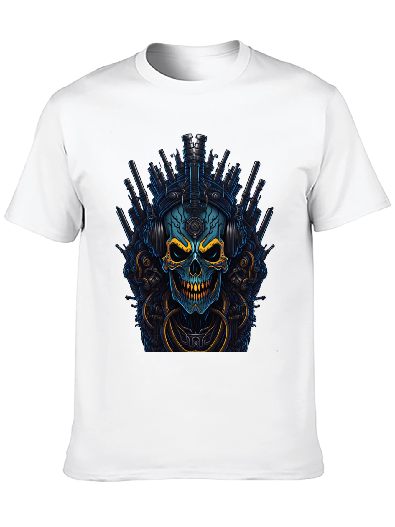 Cyberpunk Skull Graphic Tee