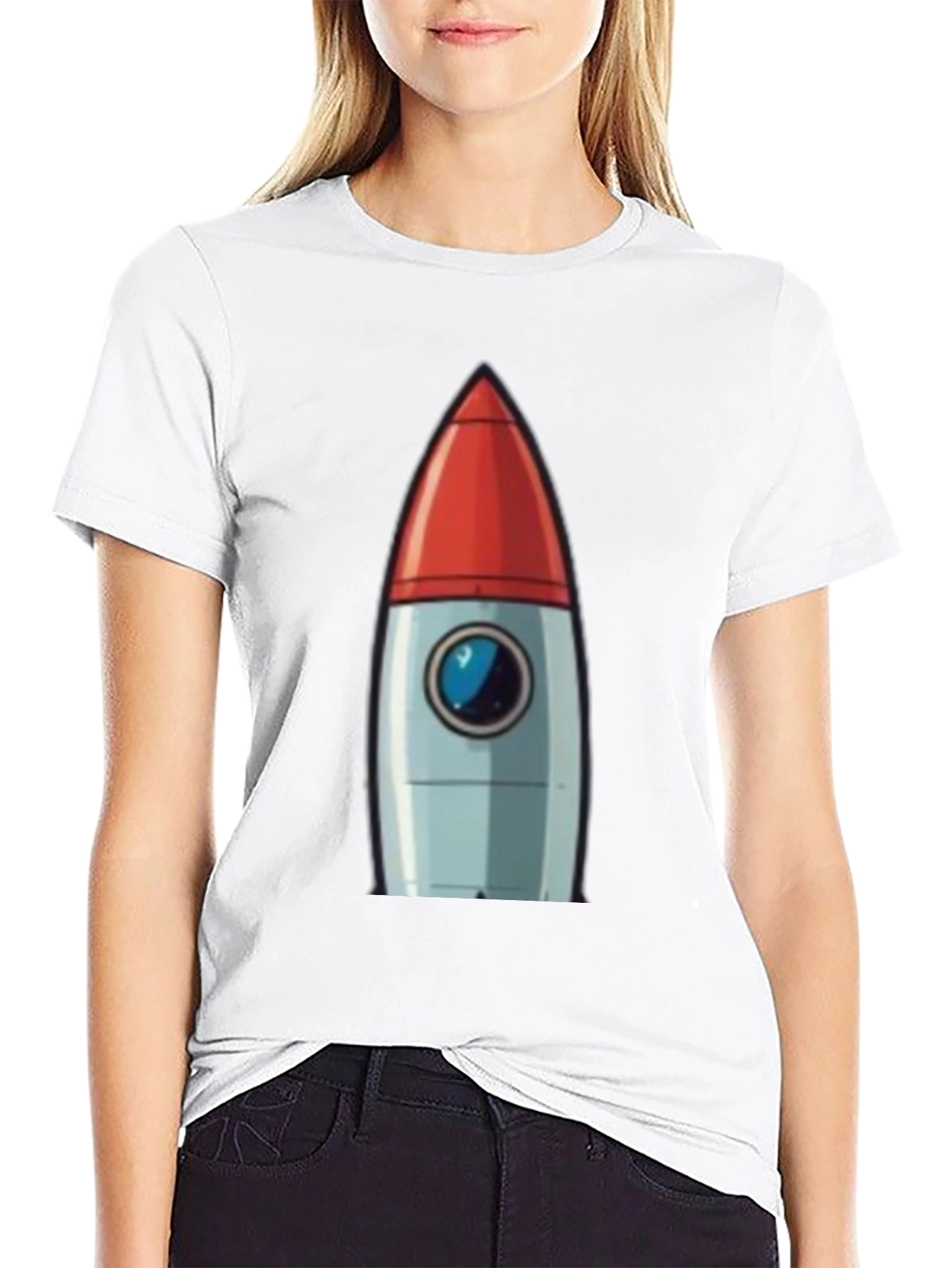 Retro Rocket T-Shirt - Blast Off in Style!