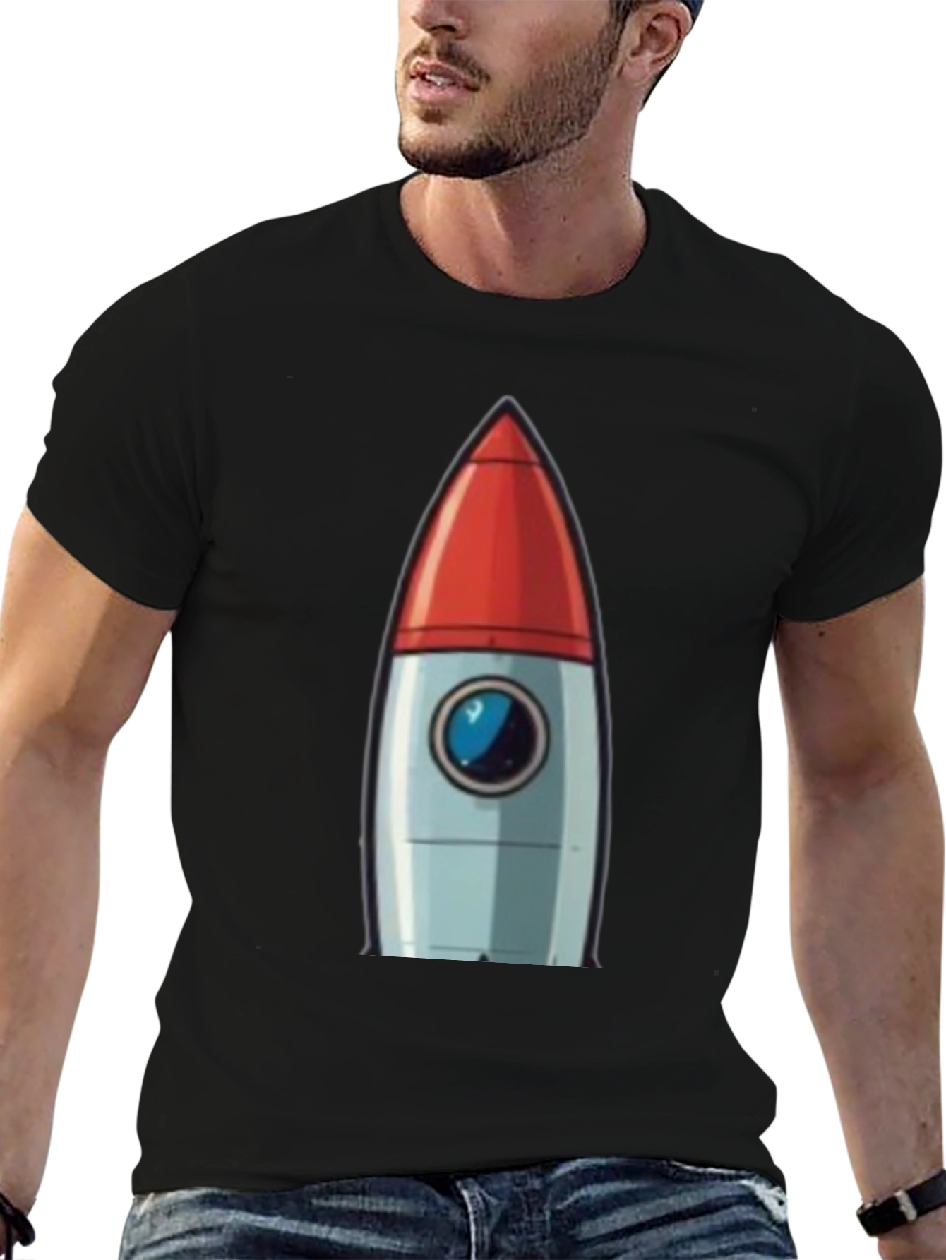 Retro Rocket T-Shirt - Blast Off in Style!