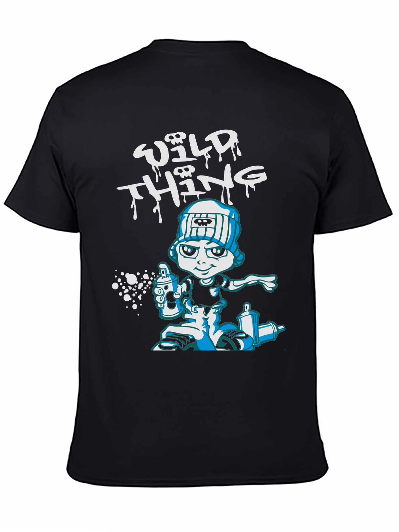 Wild Thing Graffiti Artist Graphic T-Shirt