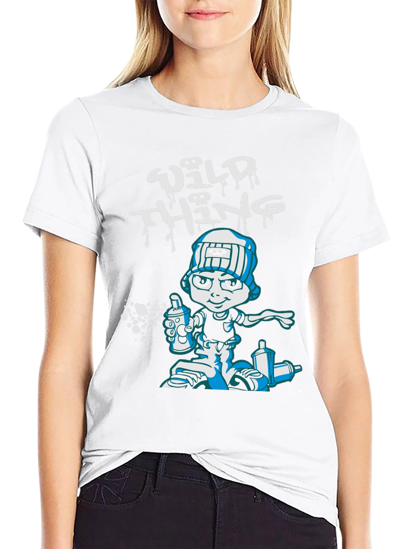 Wild Thing Graffiti Artist Graphic T-Shirt