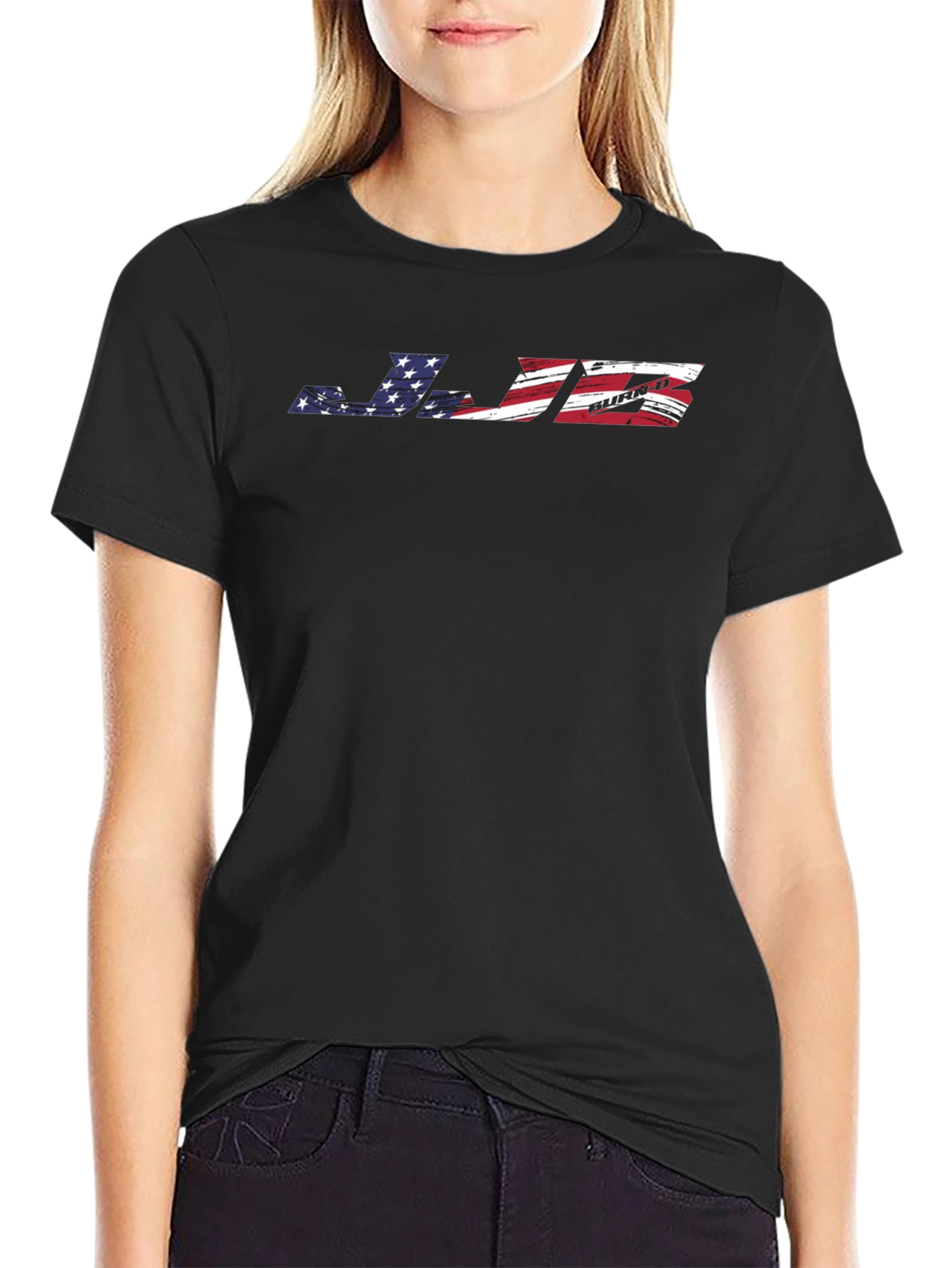 American Flag JLB Burnout T-Shirt