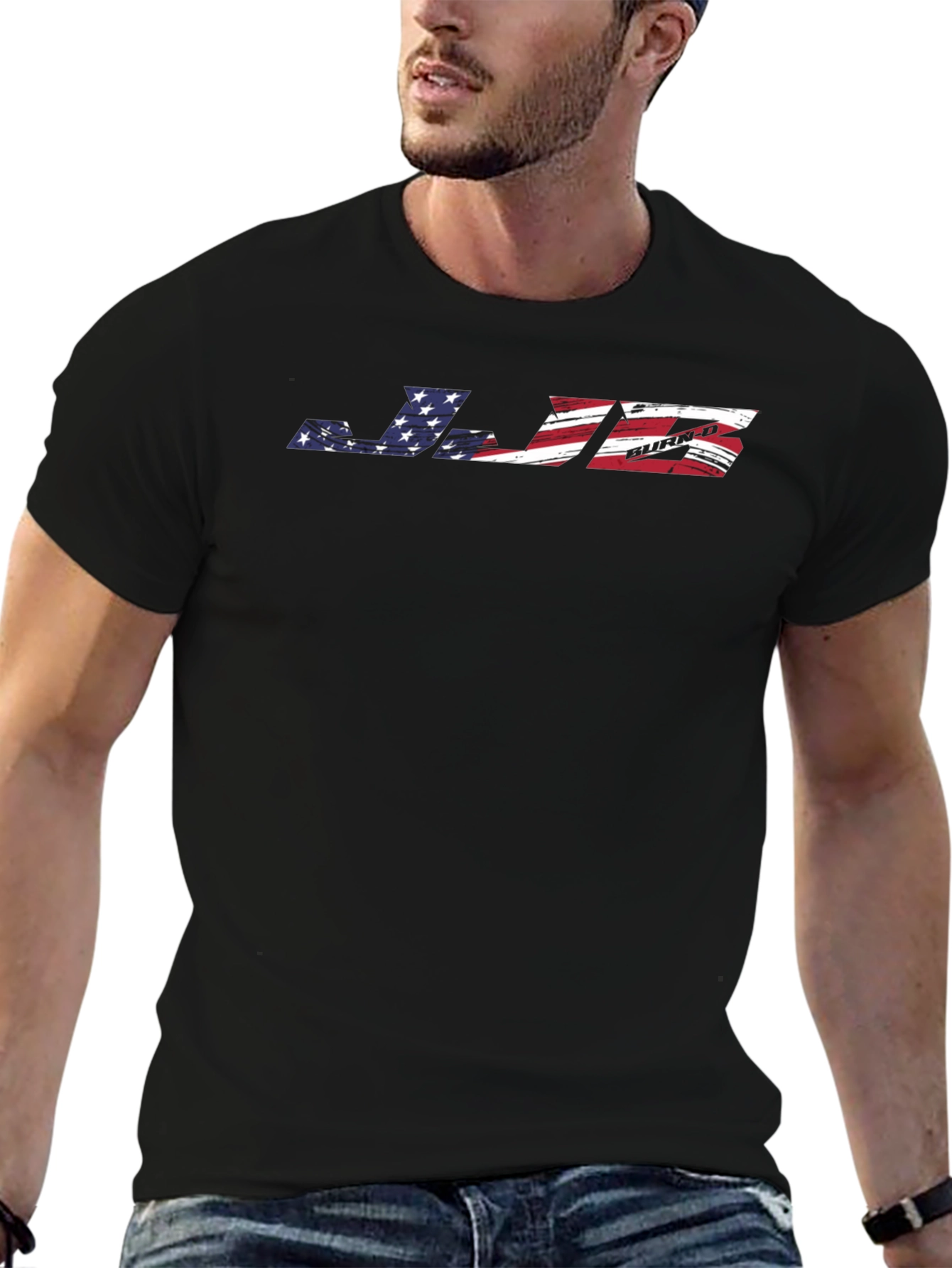 American Flag JLB Burnout T-Shirt