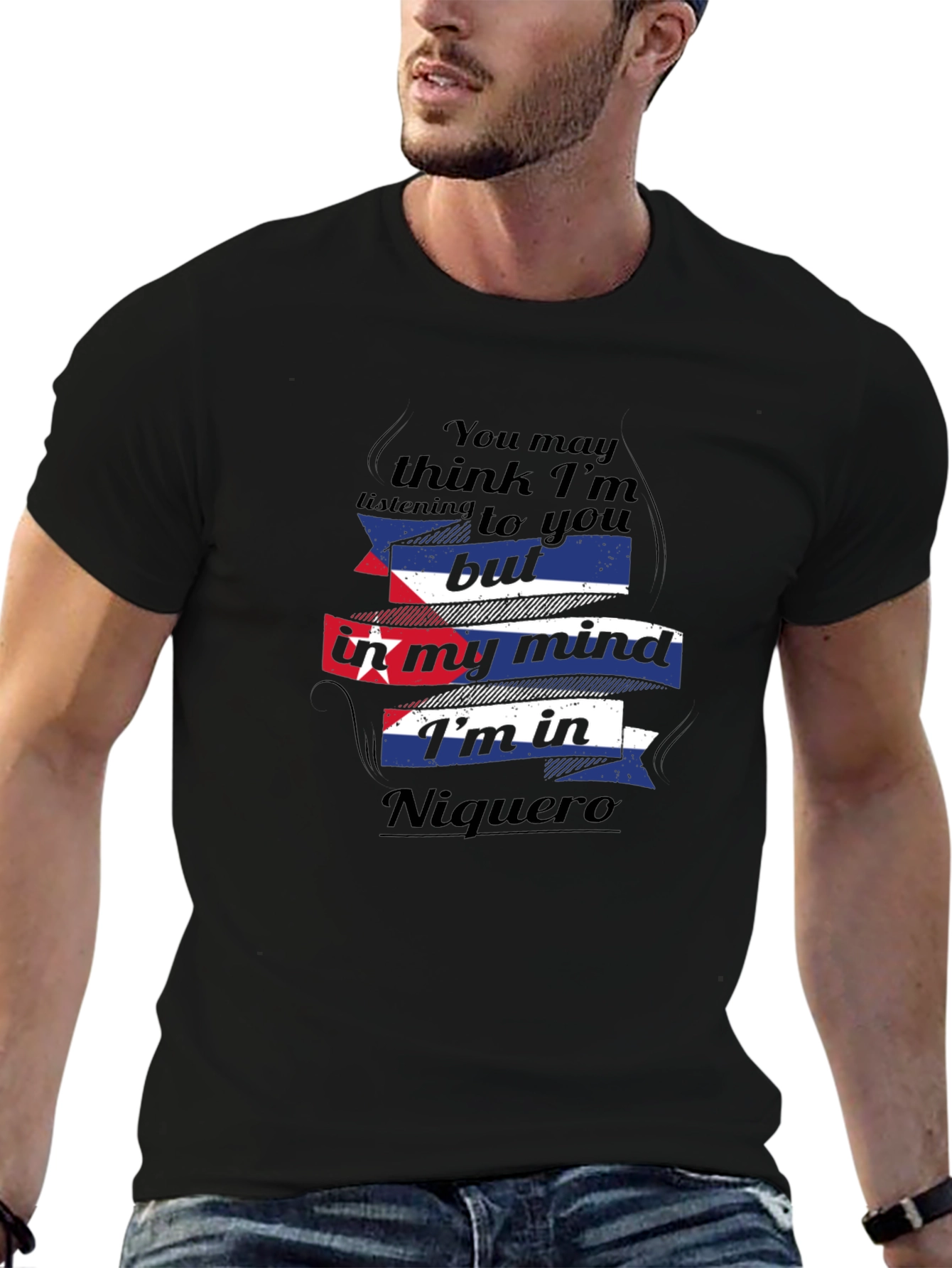 Cuban Flag Niquero Mind T-Shirt