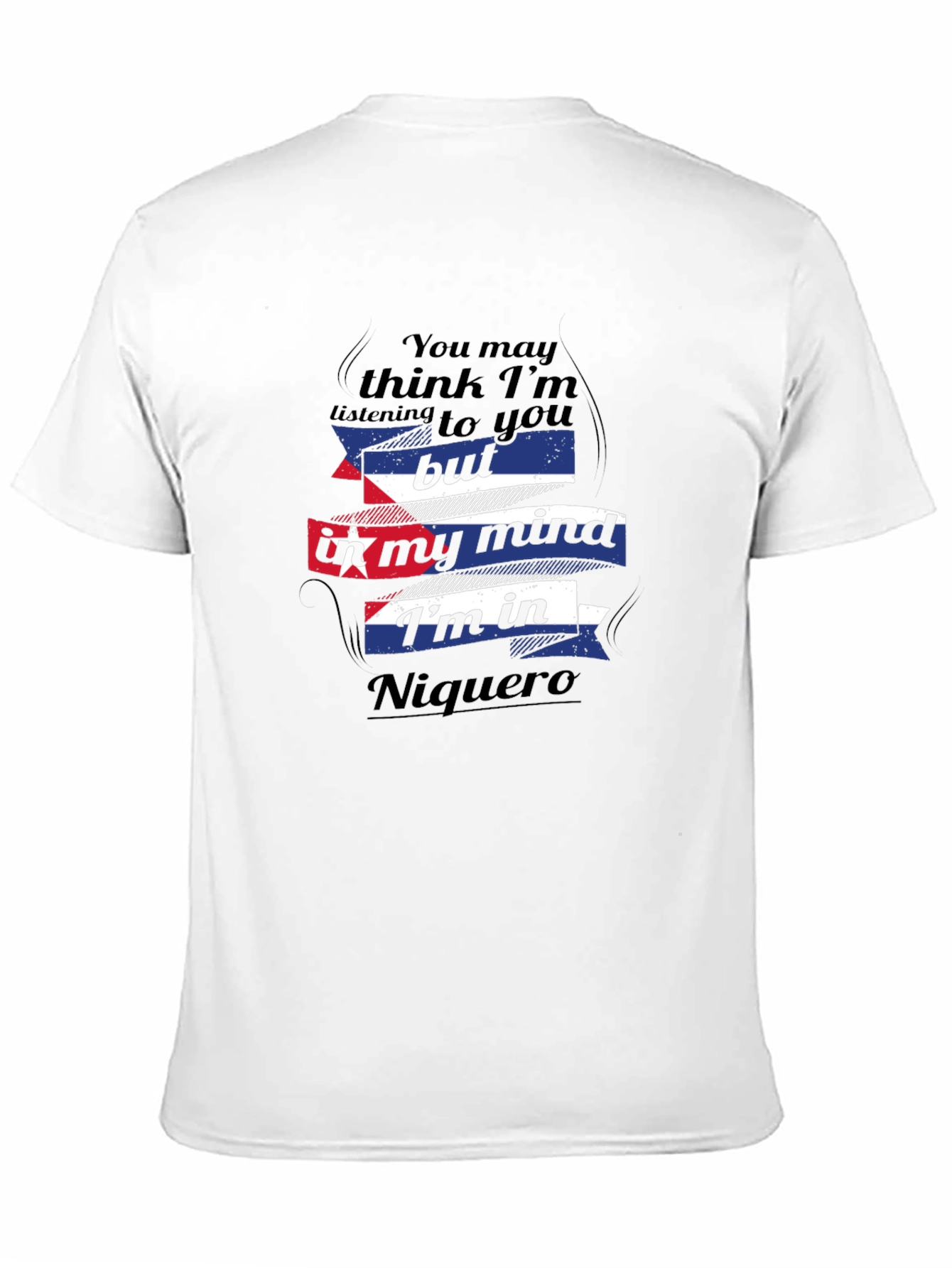 Cuban Flag Niquero Mind T-Shirt