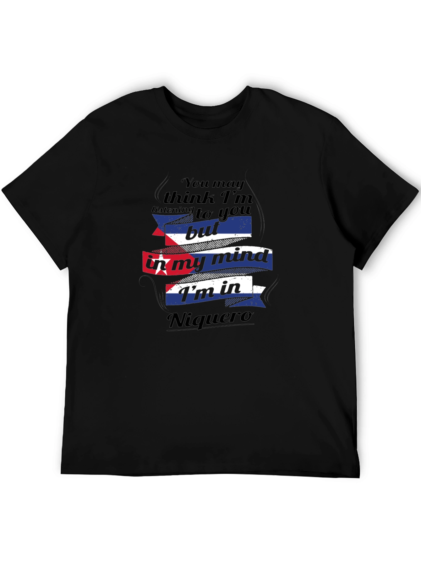 Cuban Flag Niquero Mind T-Shirt