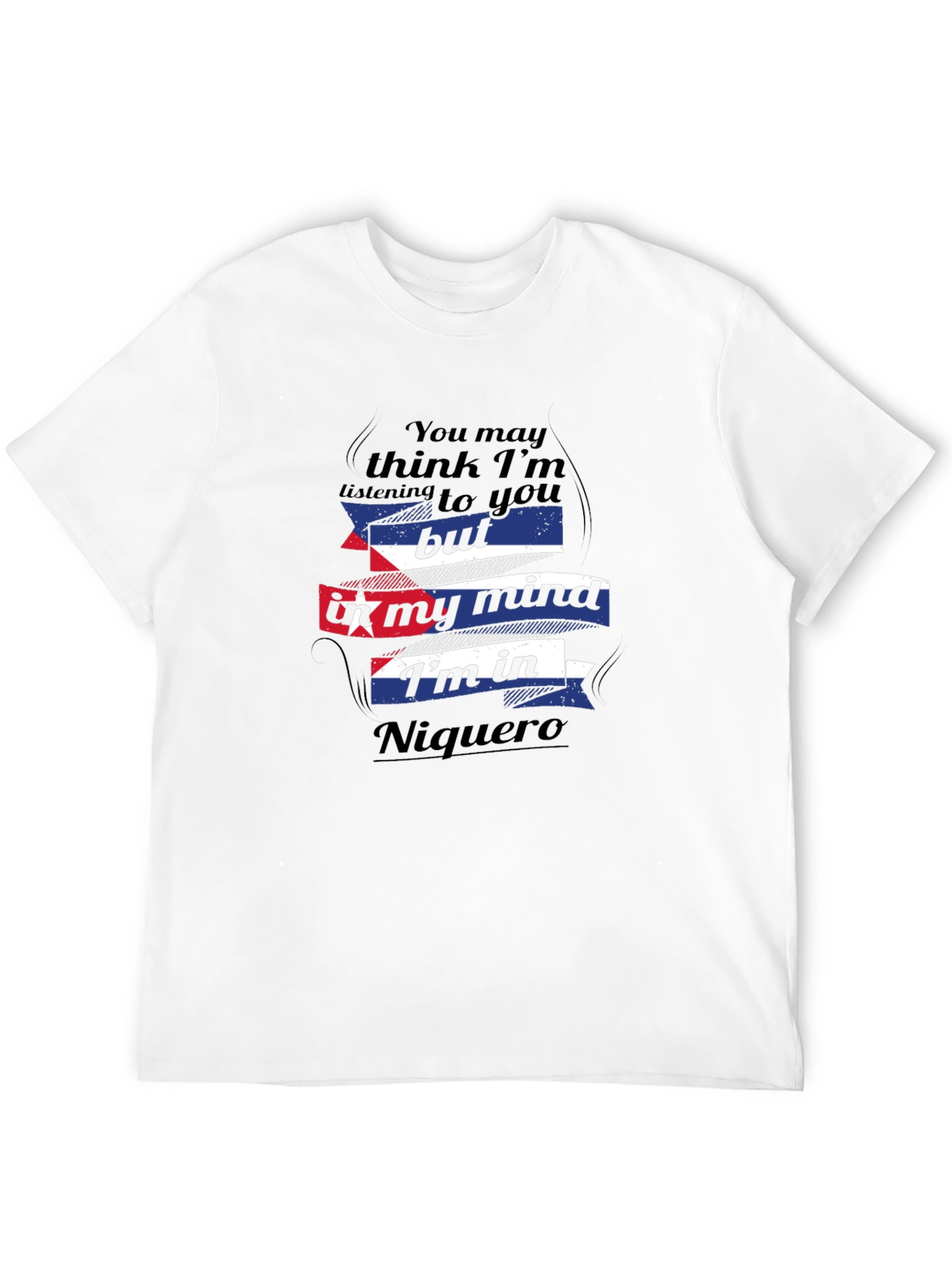 Cuban Flag Niquero Mind T-Shirt