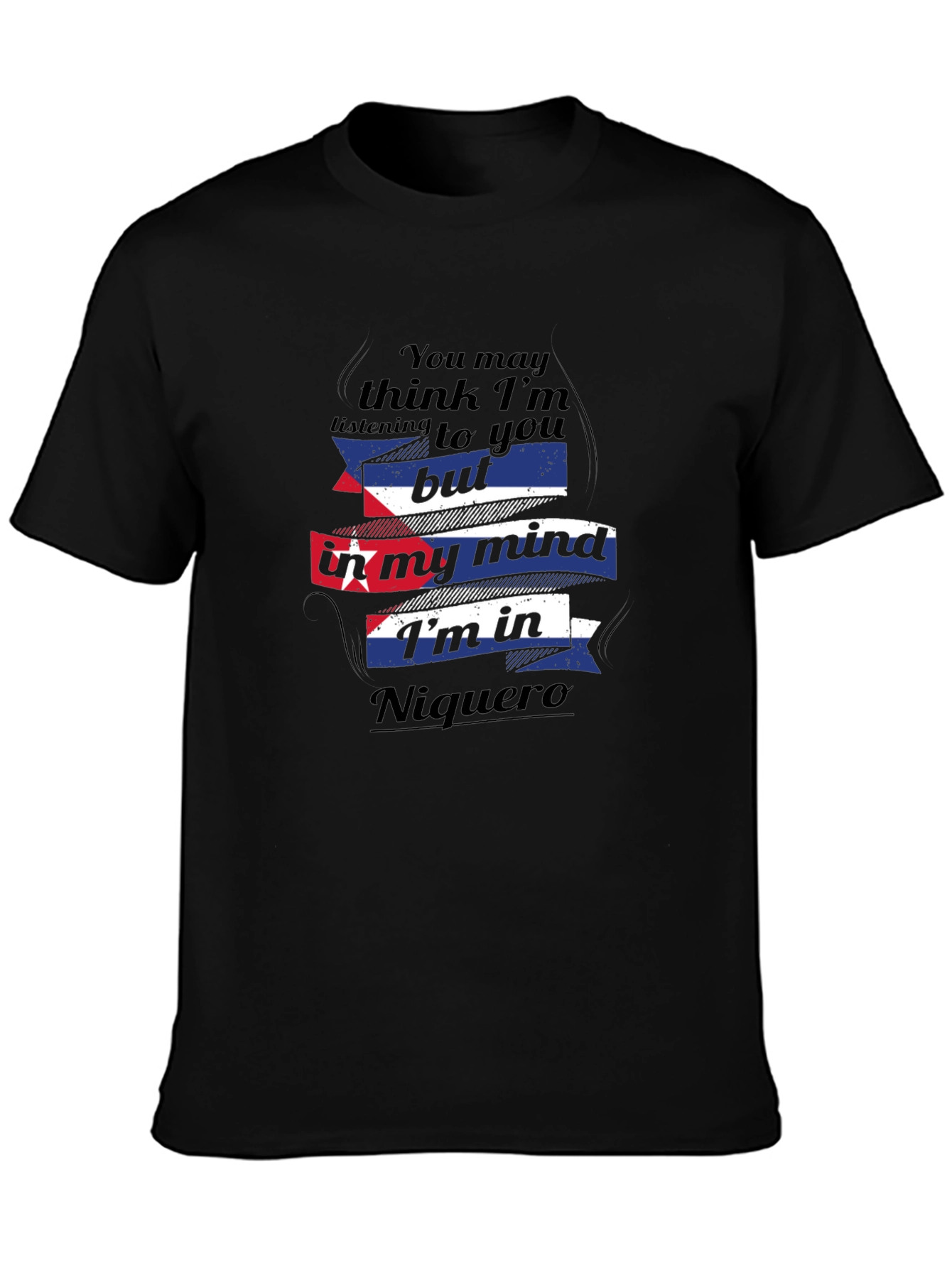 Cuban Flag Niquero Mind T-Shirt