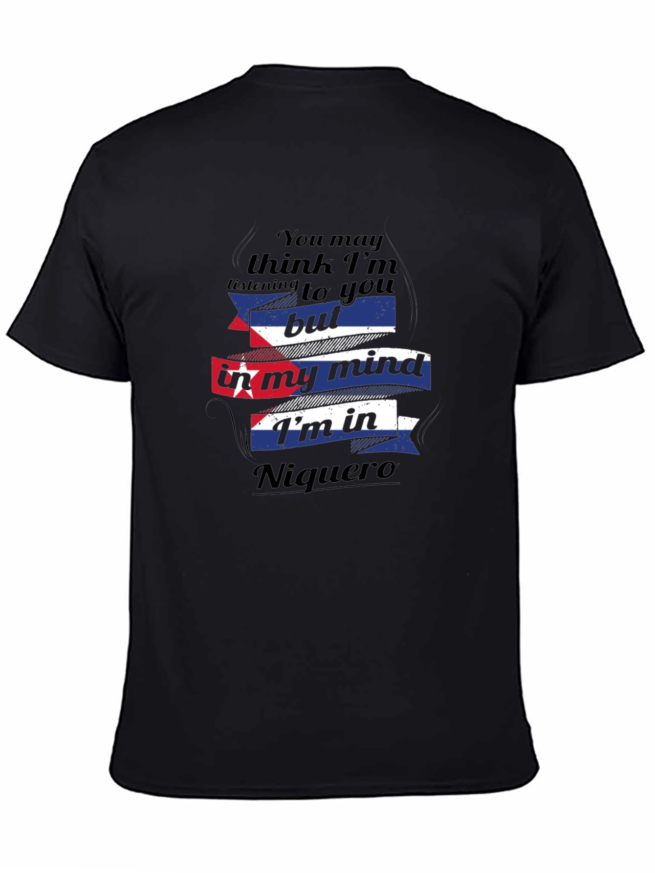 Cuban Flag Niquero Mind T-Shirt