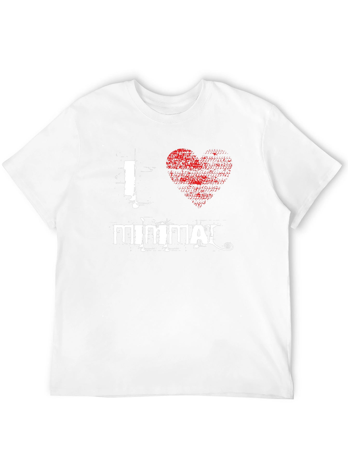 I Heart Mimmal Black T-Shirt