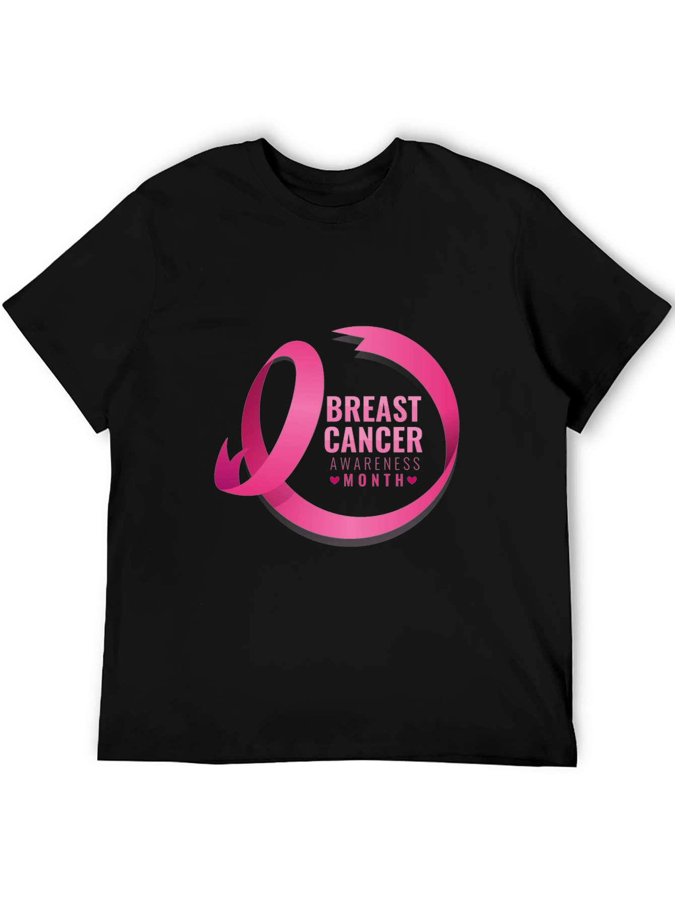 Breast Cancer Awareness Month Black T-Shirt