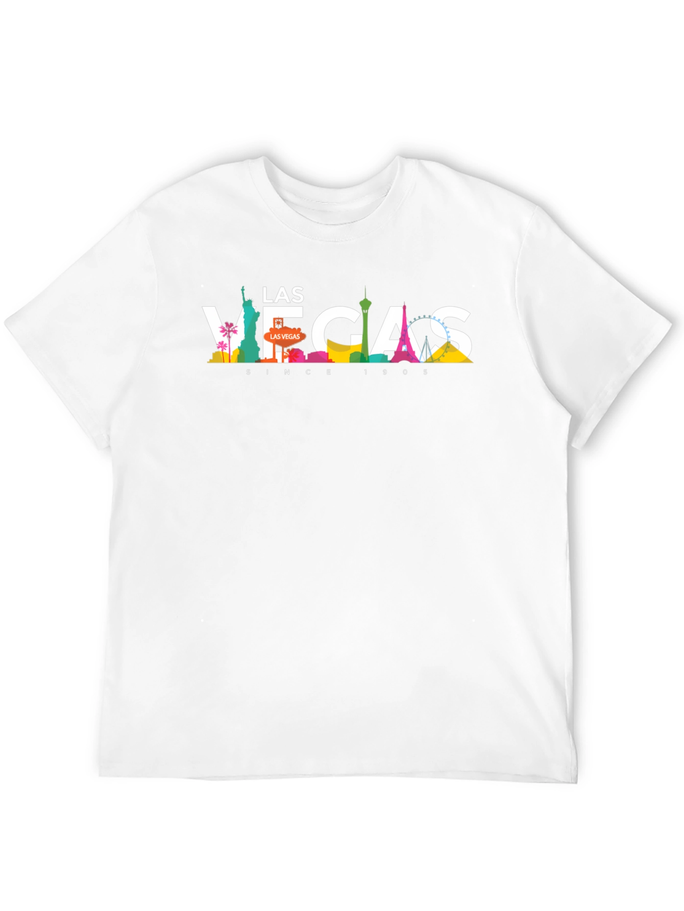Las Vegas Skyline T-Shirt - Black