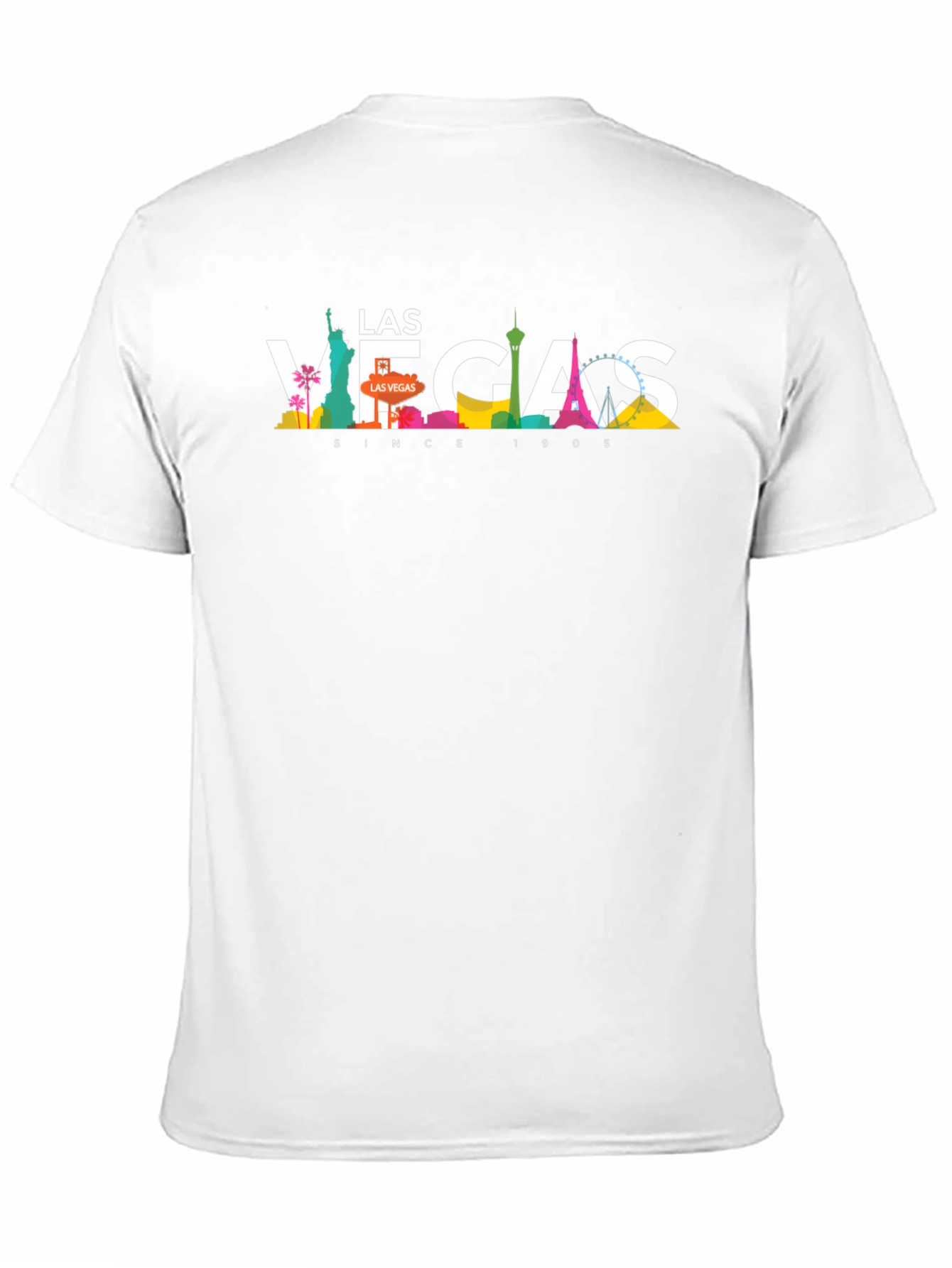 Las Vegas Skyline T-Shirt - Black