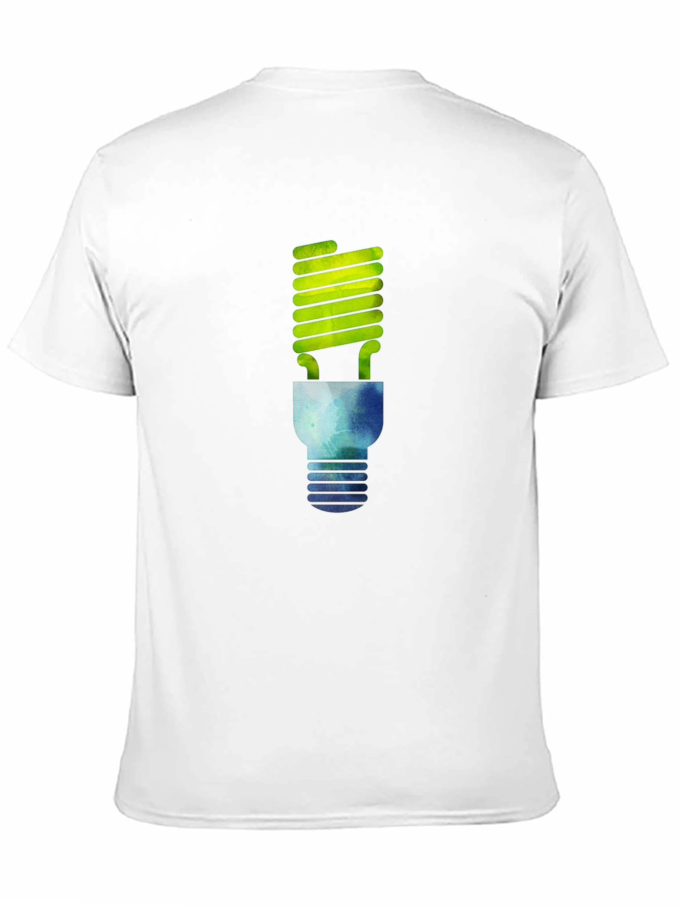 Eco-Friendly Bulb Graphic T-Shirt