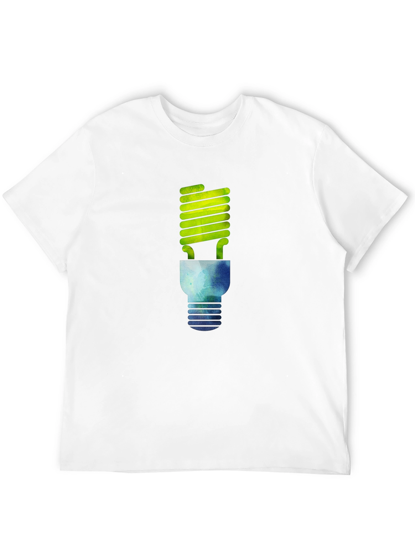 Eco-Friendly Bulb Graphic T-Shirt
