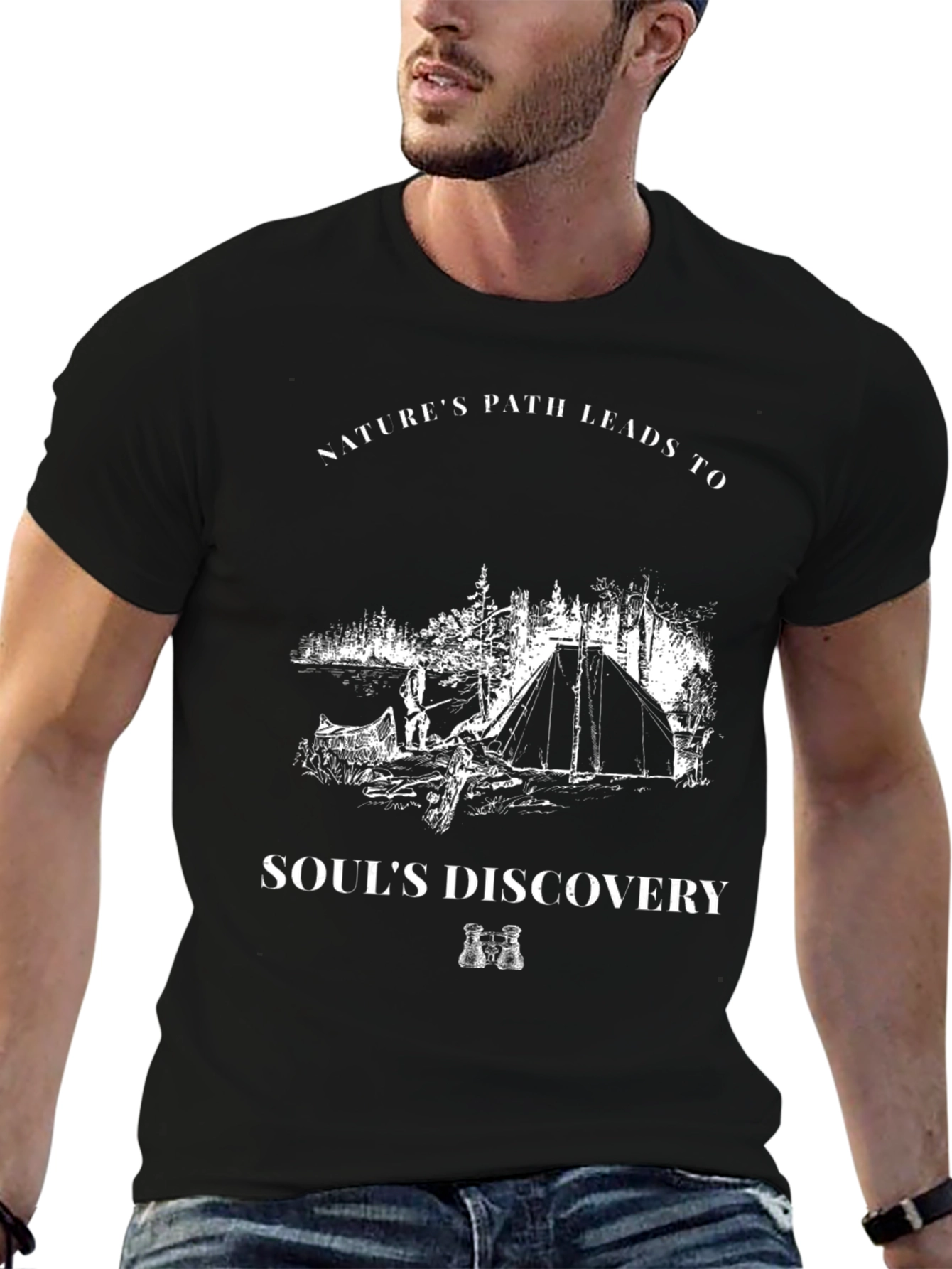 Natures Path Discovery T-Shirt - Black