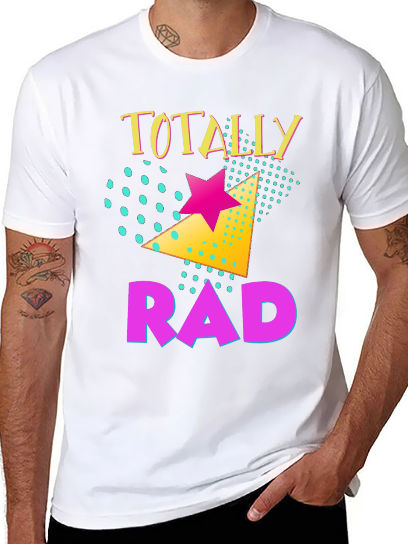 Totally Rad Retro Graphic T-Shirt