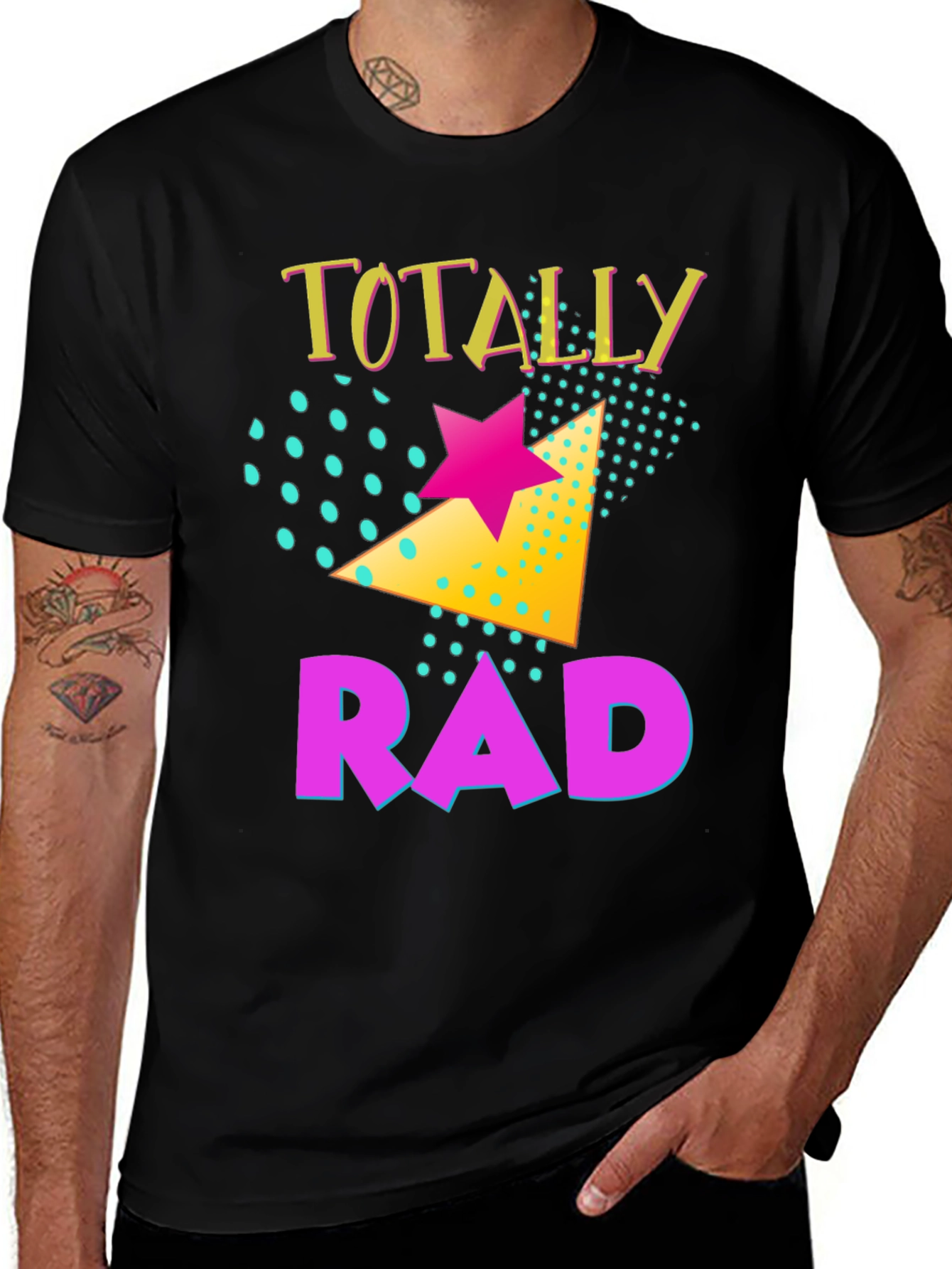 Totally Rad Retro Graphic T-Shirt