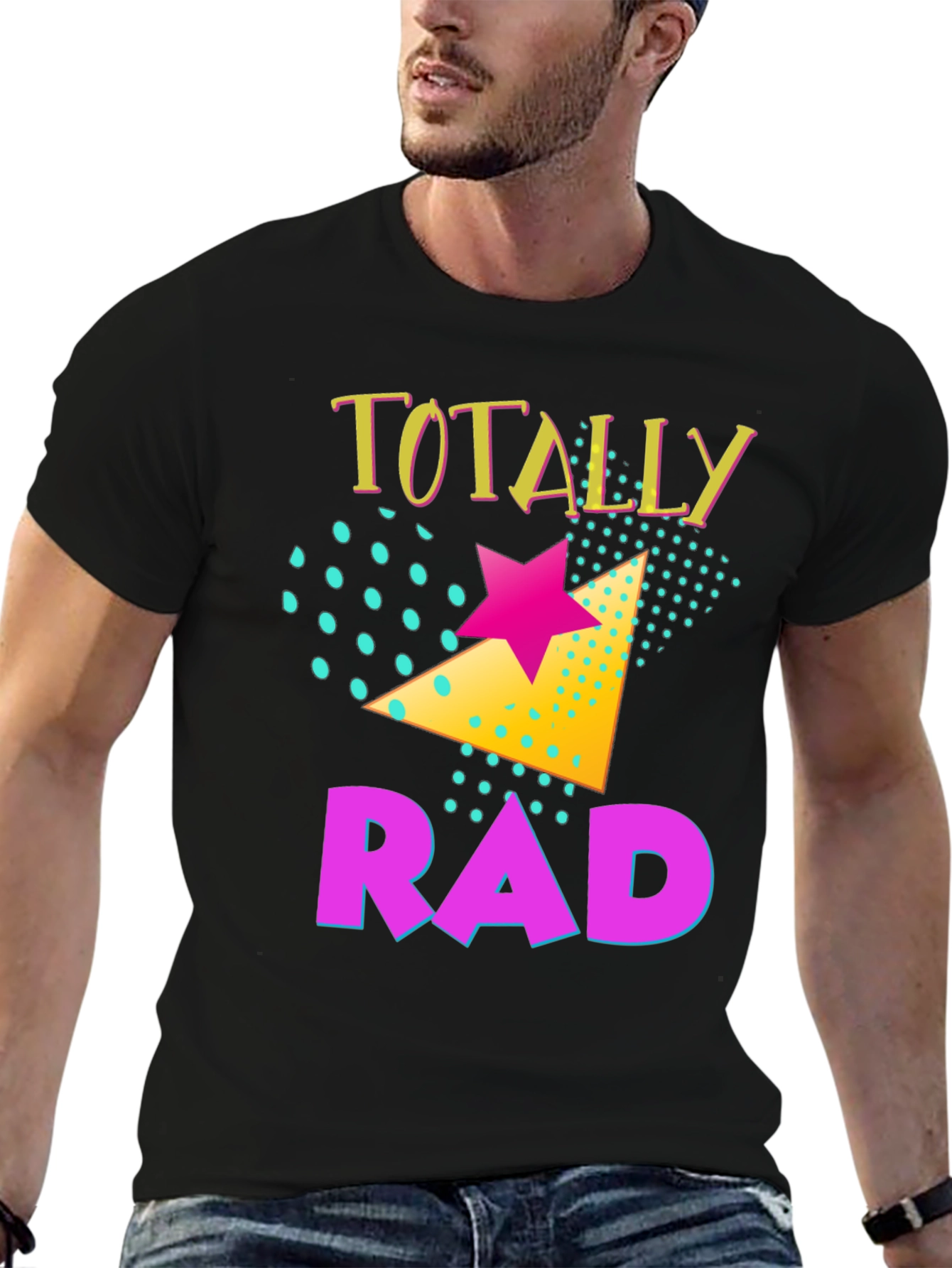 Totally Rad Retro Graphic T-Shirt