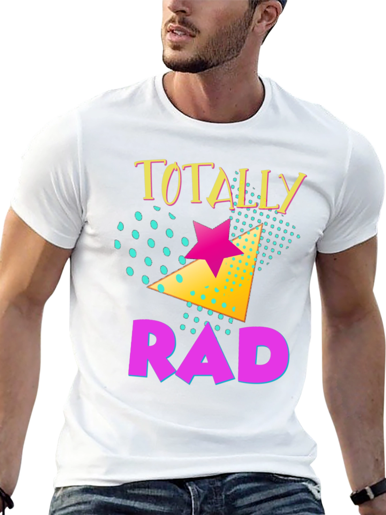 Totally Rad Retro Graphic T-Shirt