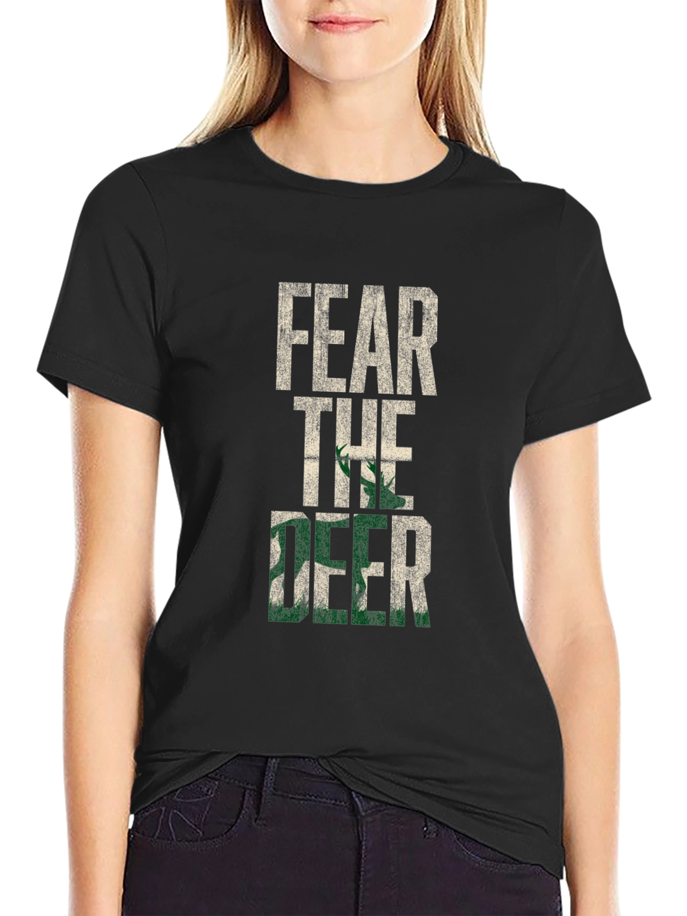 Fear the Deer T-Shirt - Milwaukee Bucks Fan Tee