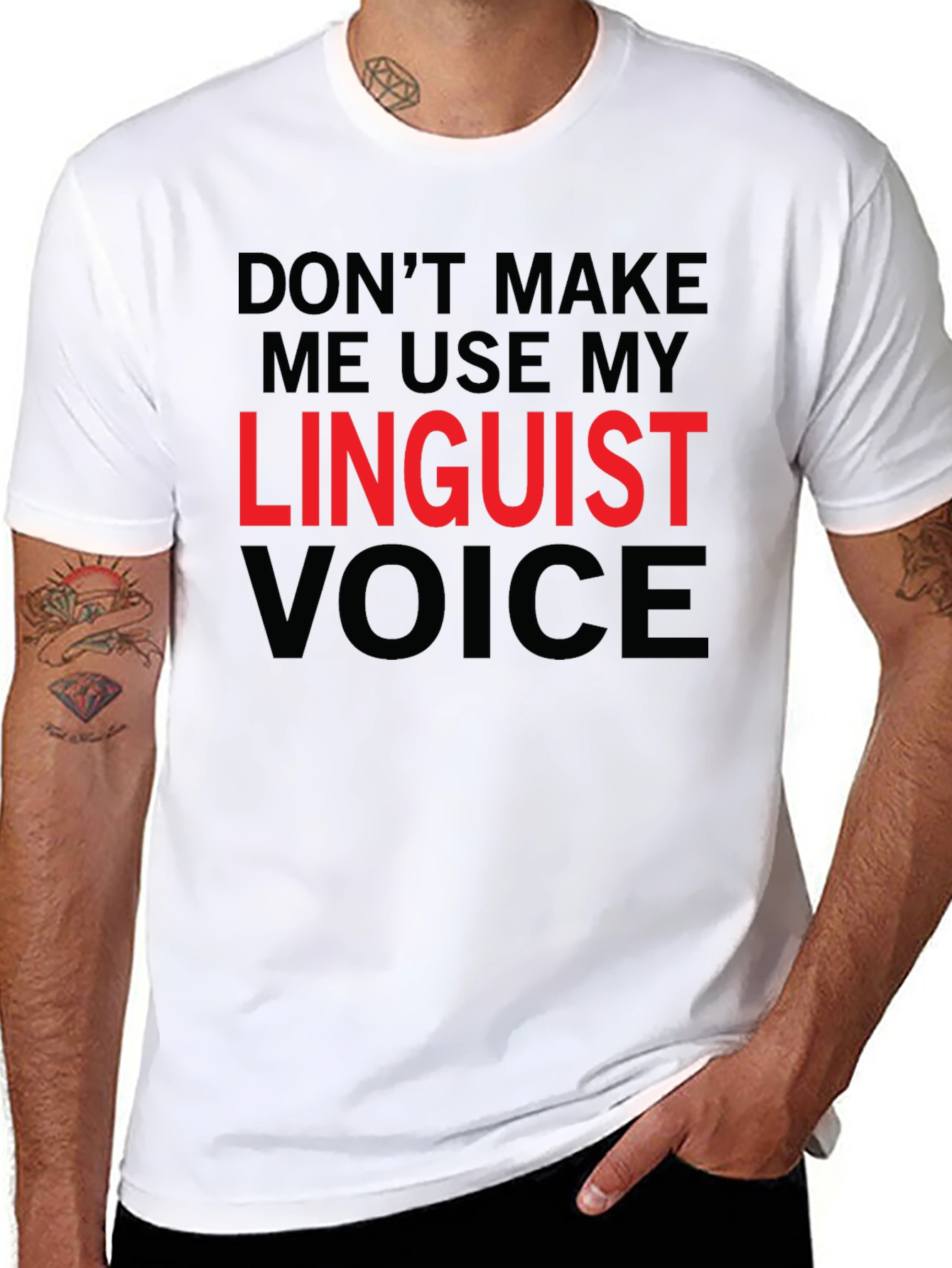 Linguist Voice Graphic Tee - Funny T-Shirt