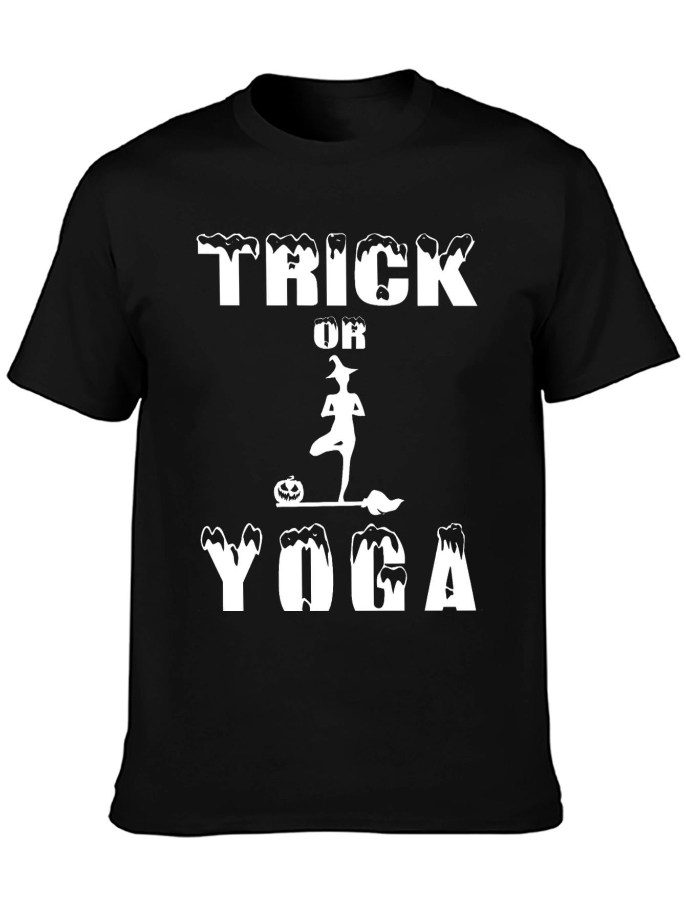 Trick Or Yoga Halloween T-Shirt