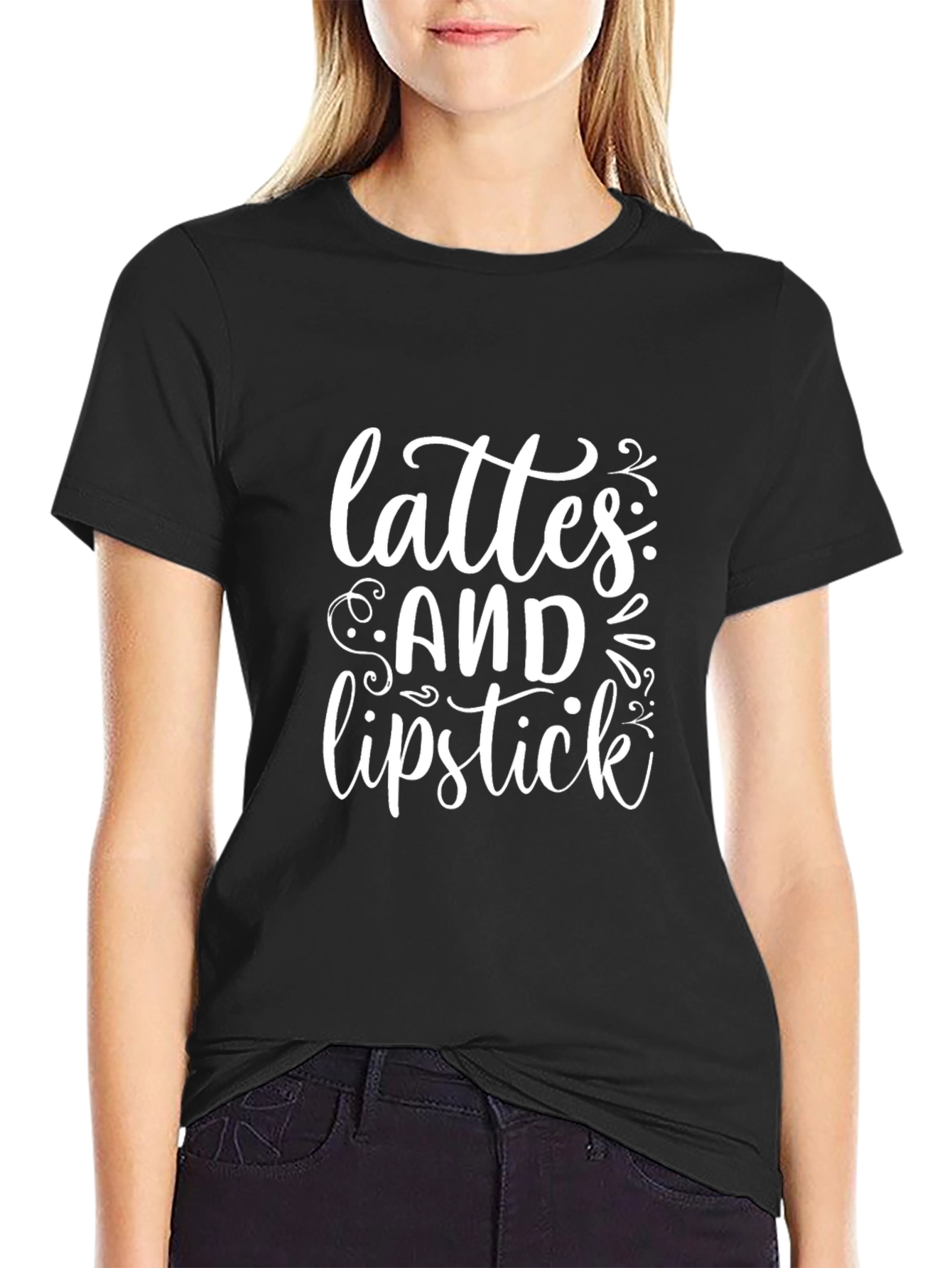 Lattes & Lipstick Graphic Tee