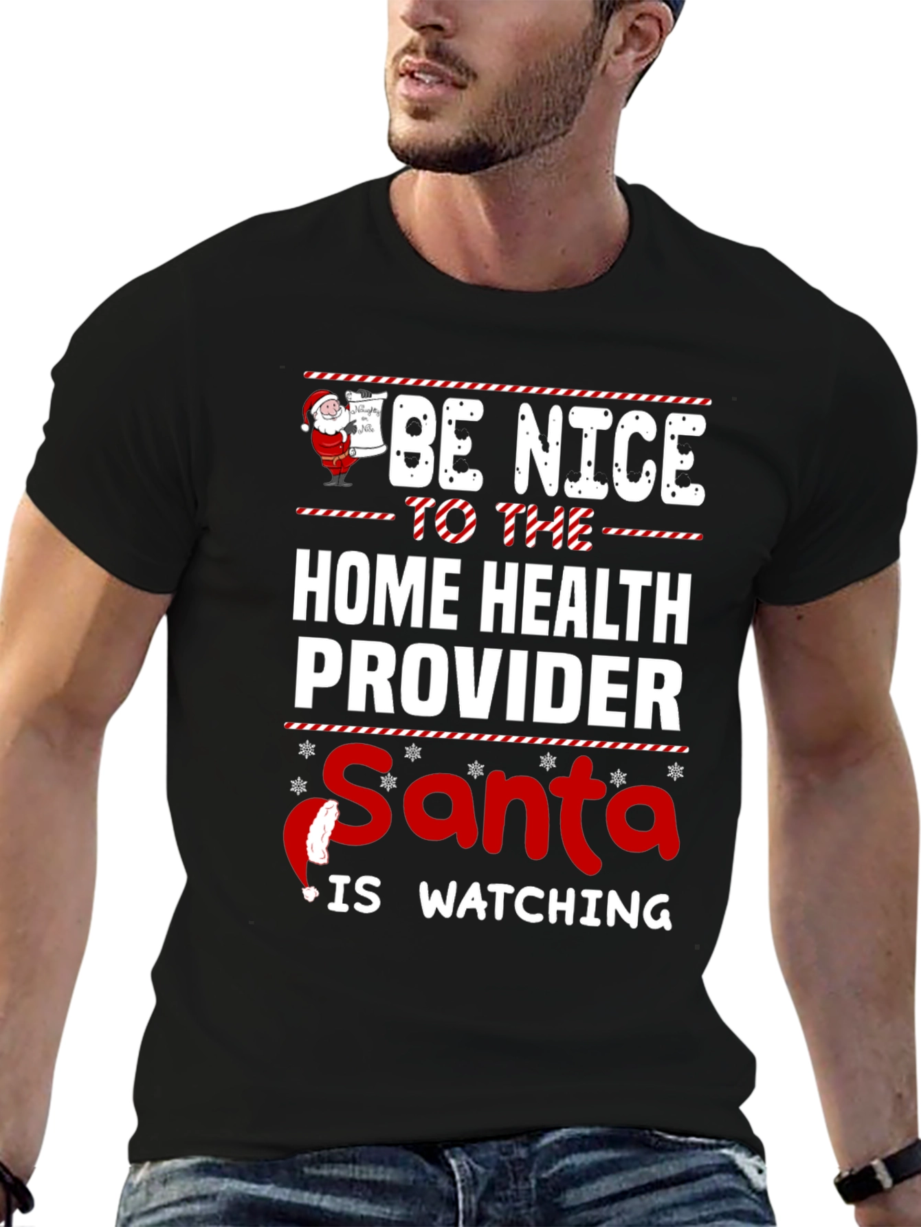 Home Health Provider Christmas T-Shirt