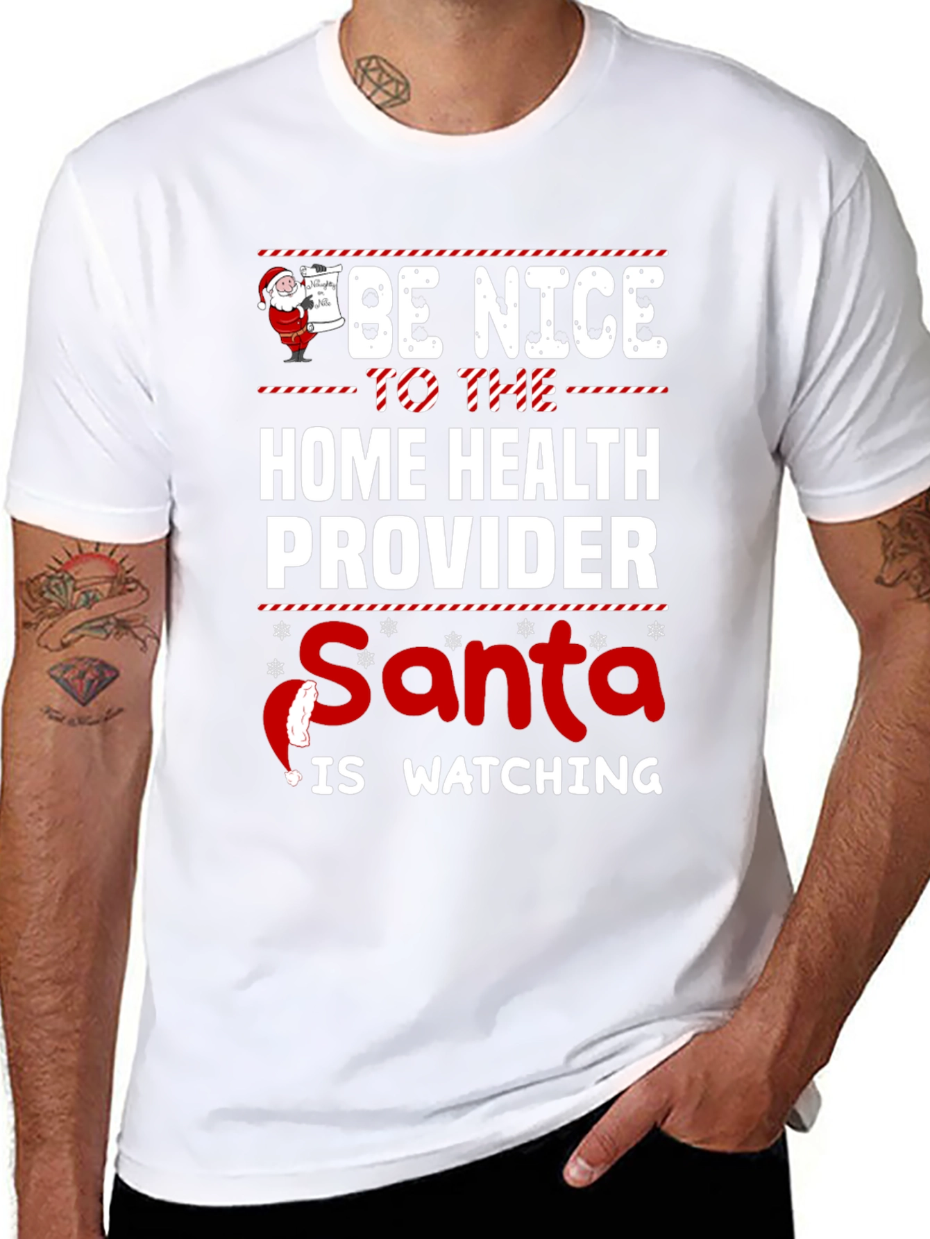 Home Health Provider Christmas T-Shirt
