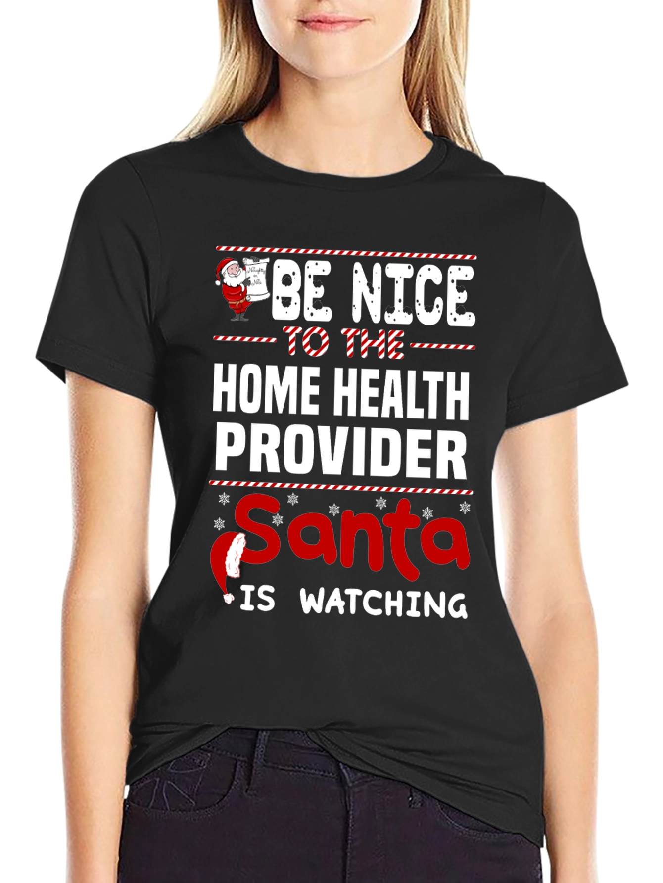 Home Health Provider Christmas T-Shirt
