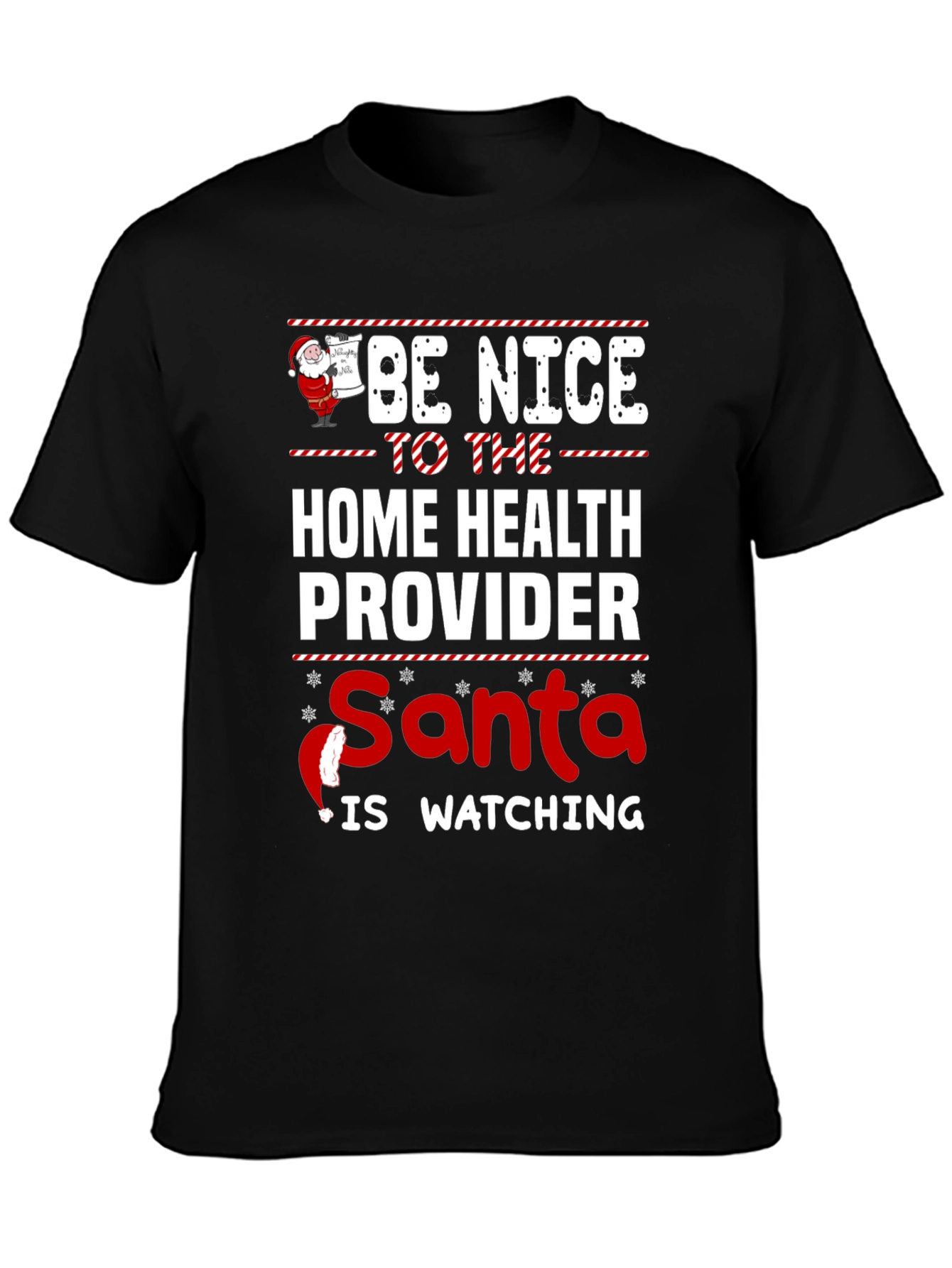 Home Health Provider Christmas T-Shirt