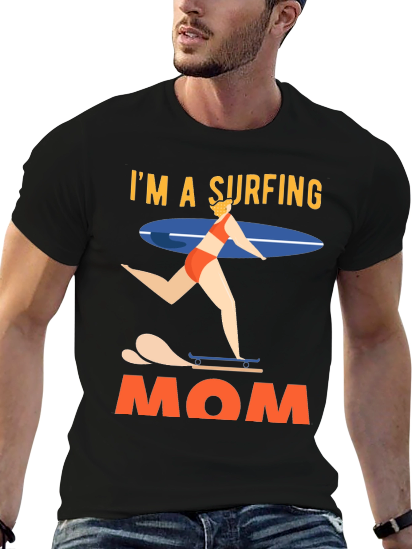 Im a Surfing Mom Graphic T-Shirt