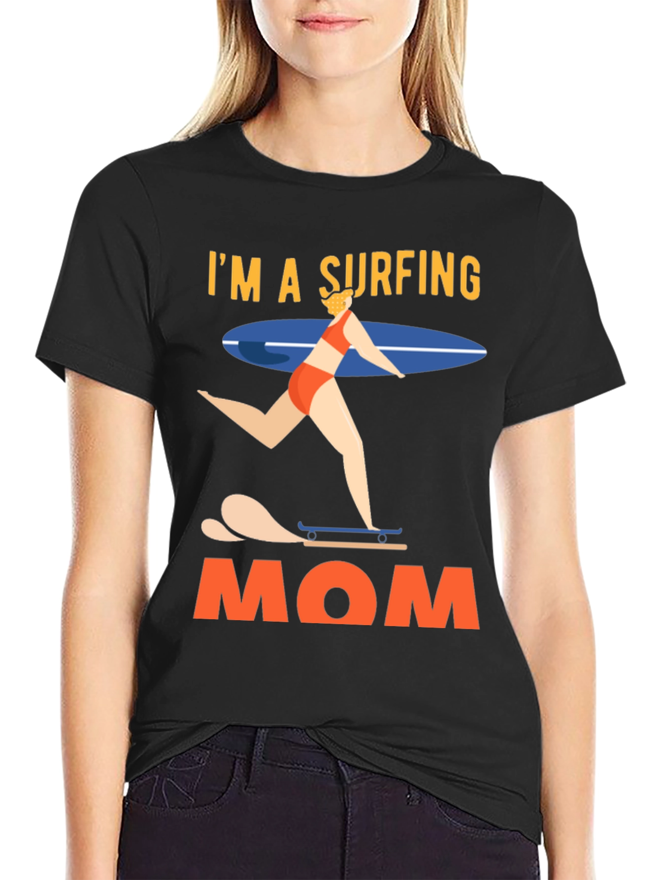Im a Surfing Mom Graphic T-Shirt