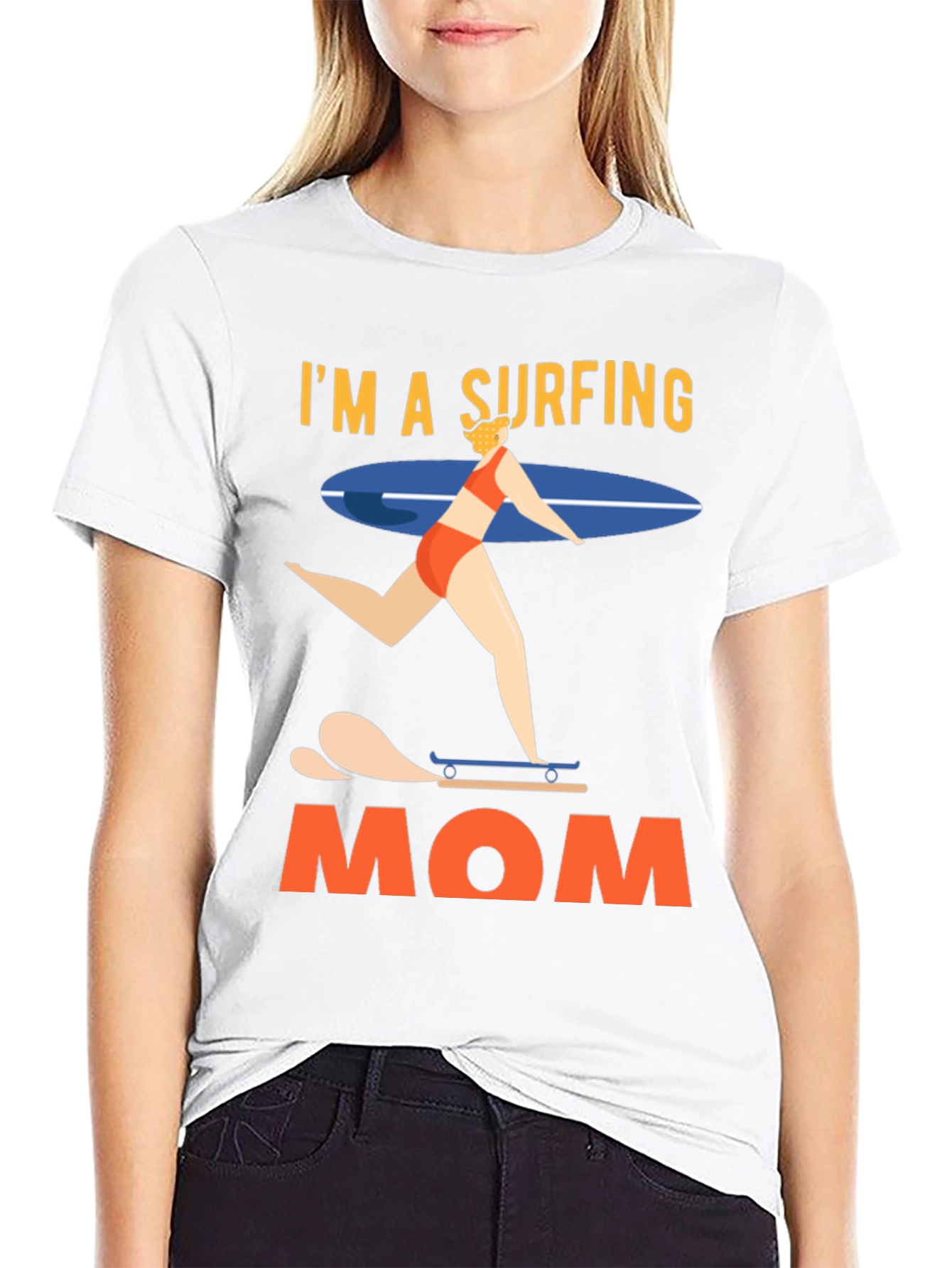 Im a Surfing Mom Graphic T-Shirt
