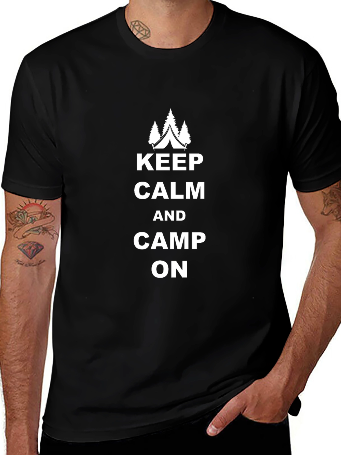 Keep Calm and Camp On T-Shirt