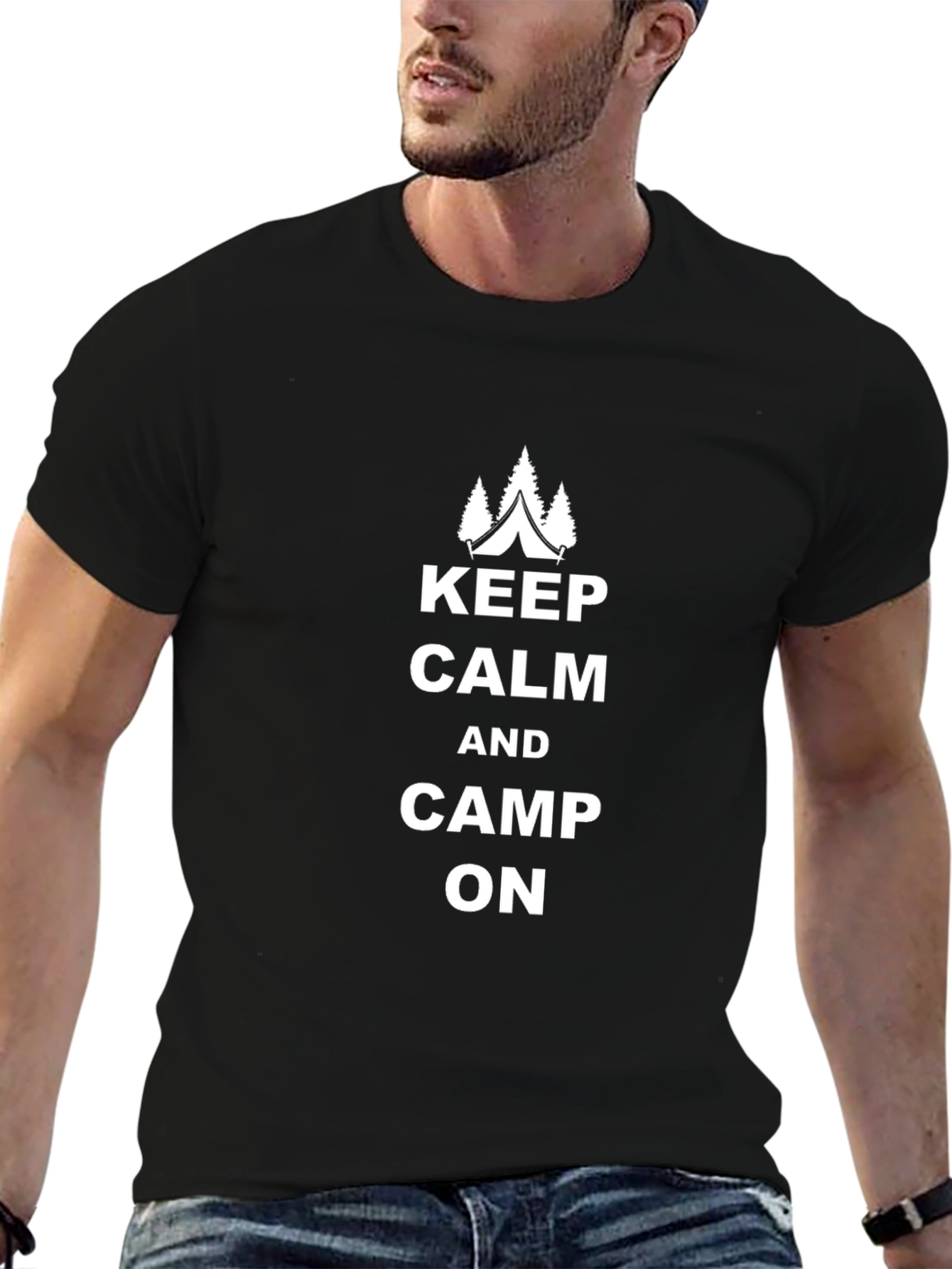 Keep Calm and Camp On T-Shirt