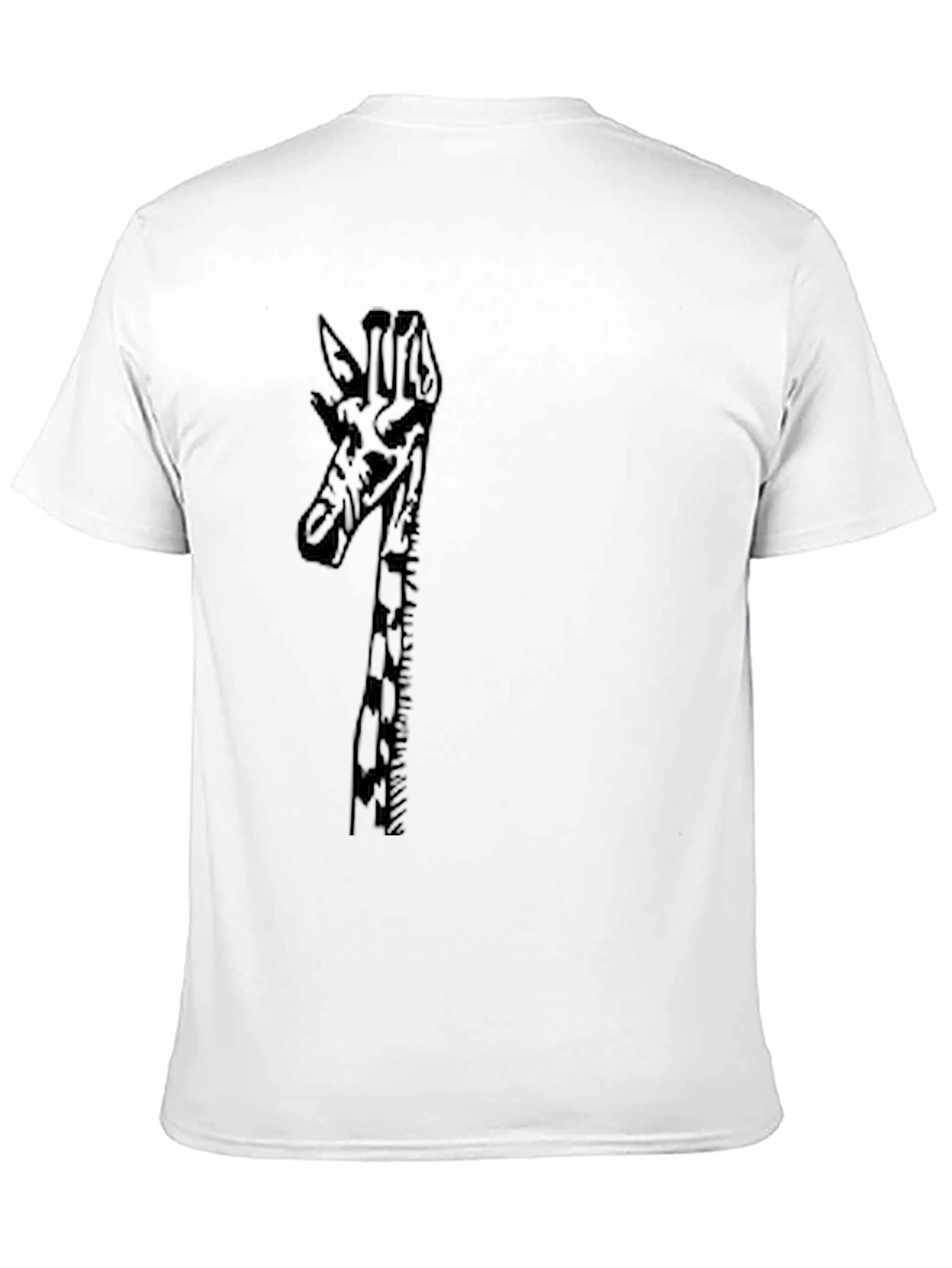 Giraffe Graphic Tee - Cool Black T-Shirt