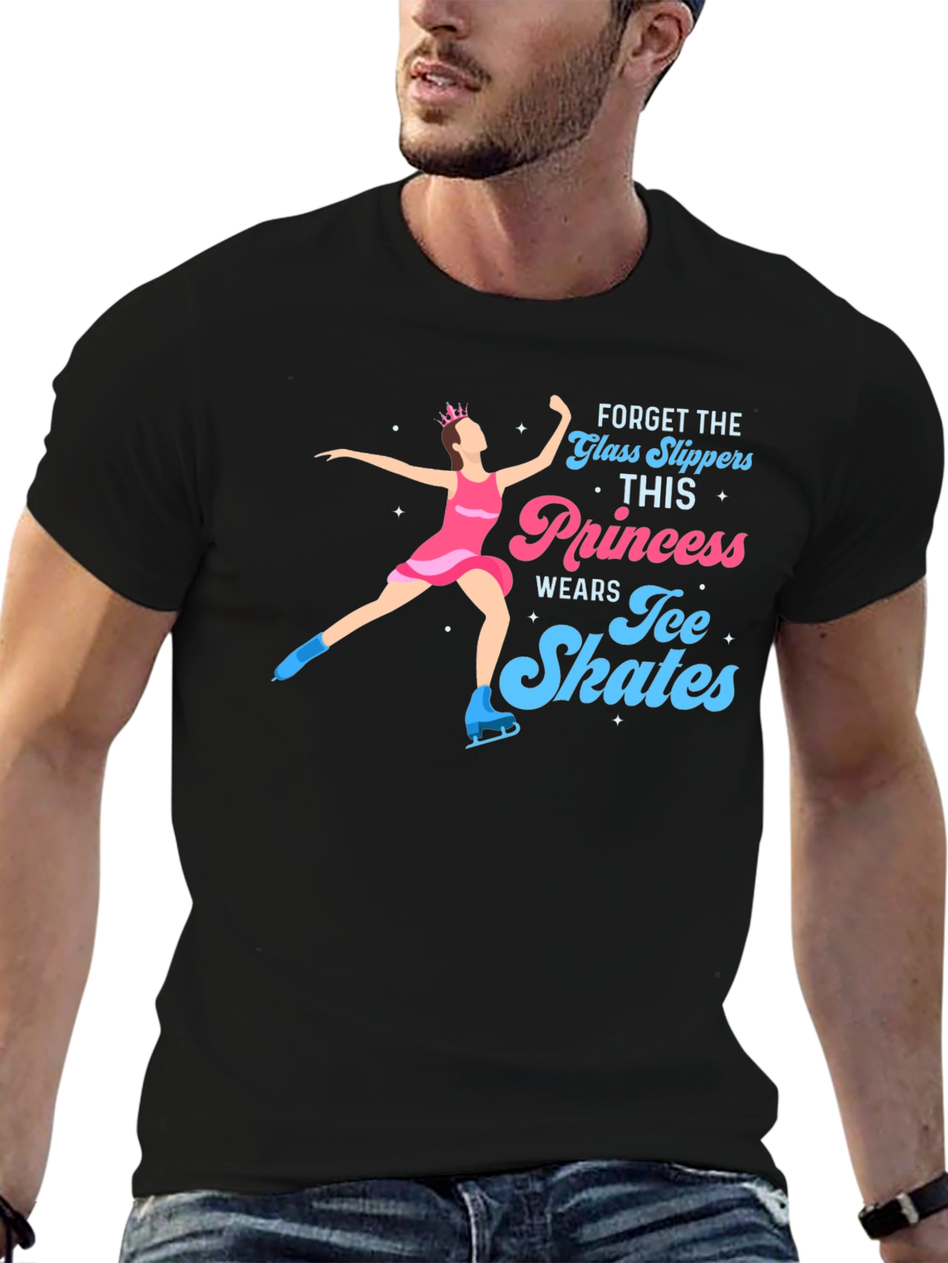 Ice Skating Princess Tee - Forget Glass Slippers!